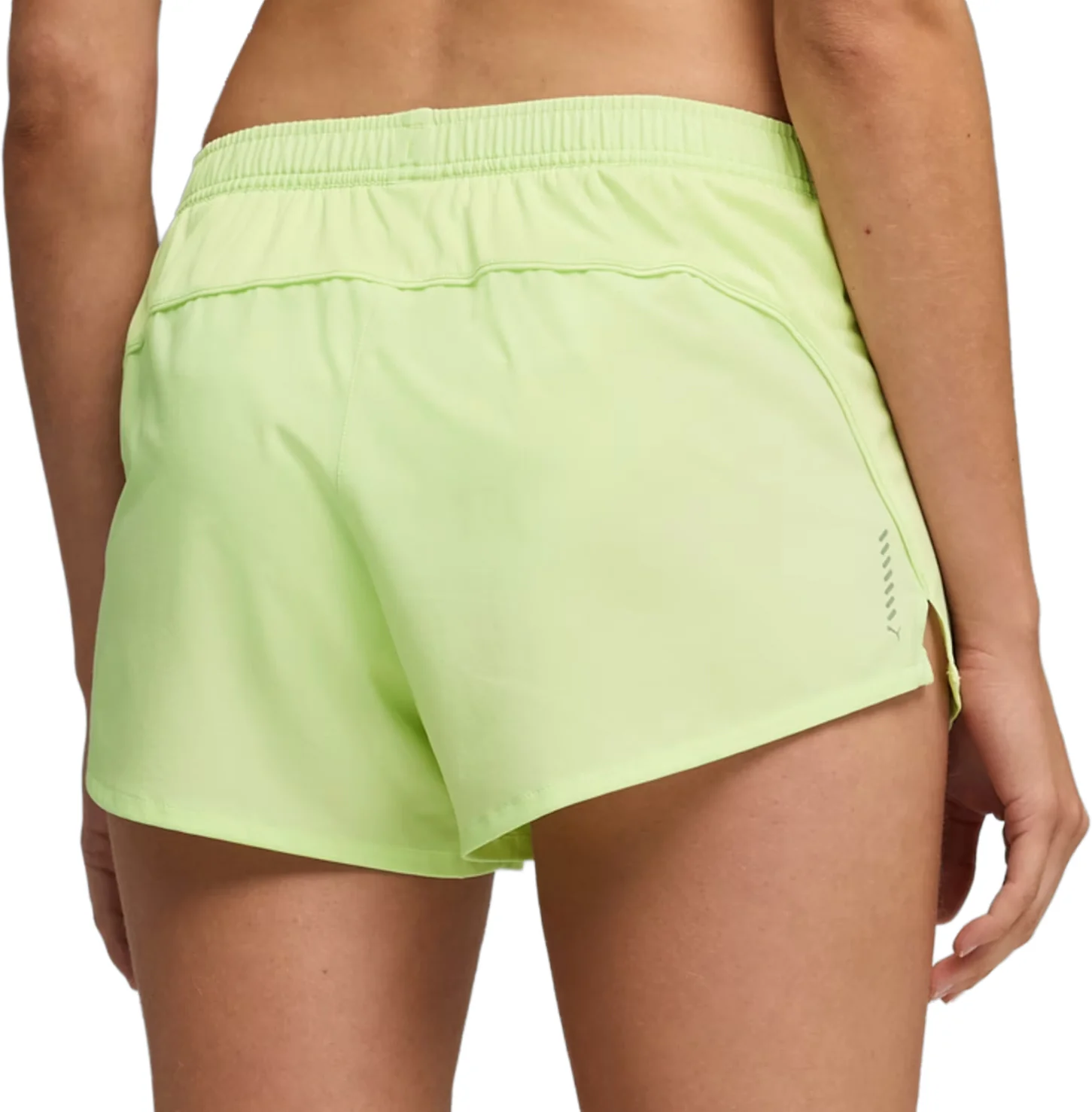 Puma Velocity 3 Inch Womens Running Shorts - Green - Image 2