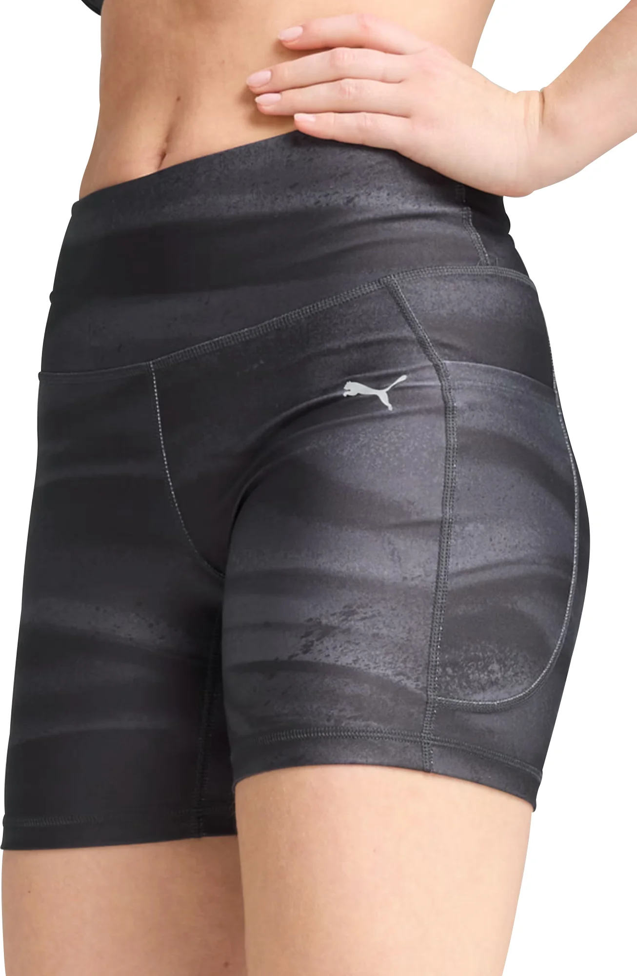 Puma Velocity 5 Inch Womens Short Running Tights - Black