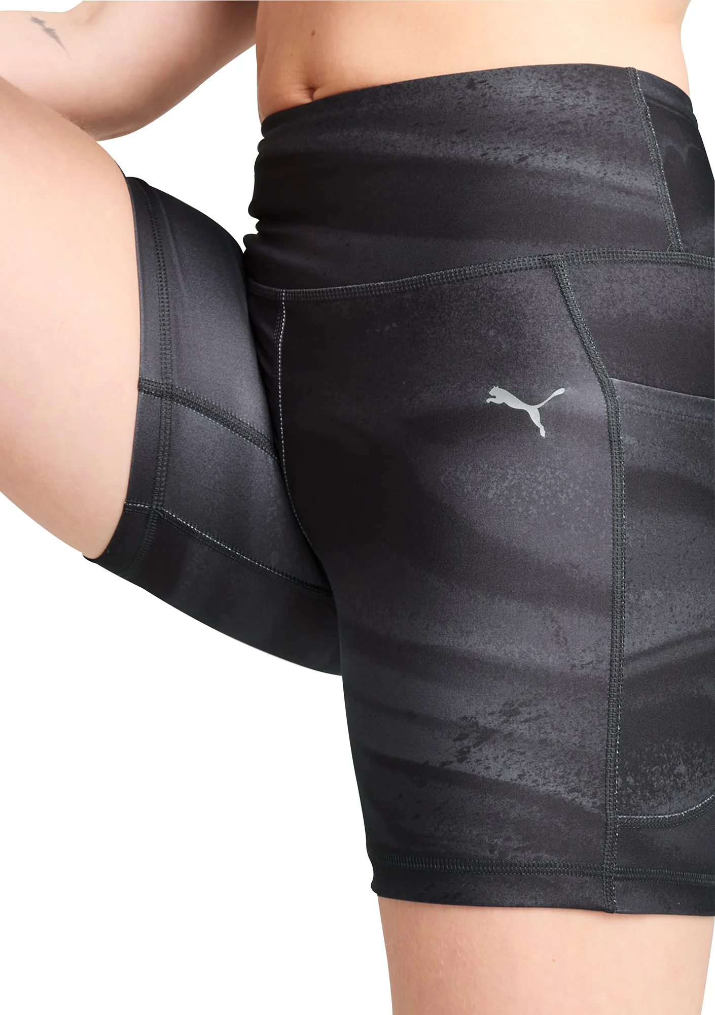 Puma Velocity 5 Inch Womens Short Running Tights - Black - Image 4