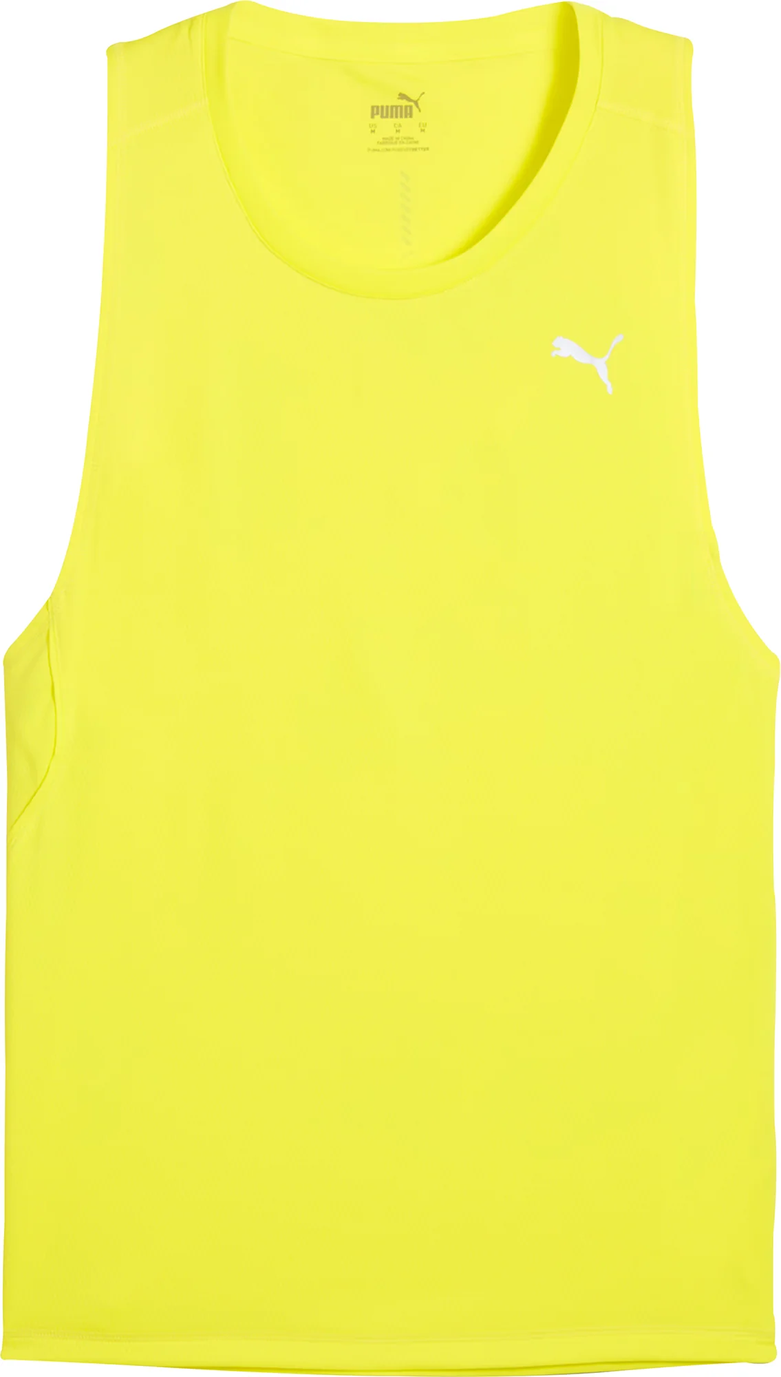 Puma Velocity Mens Running Vest - Yellow - Image 3