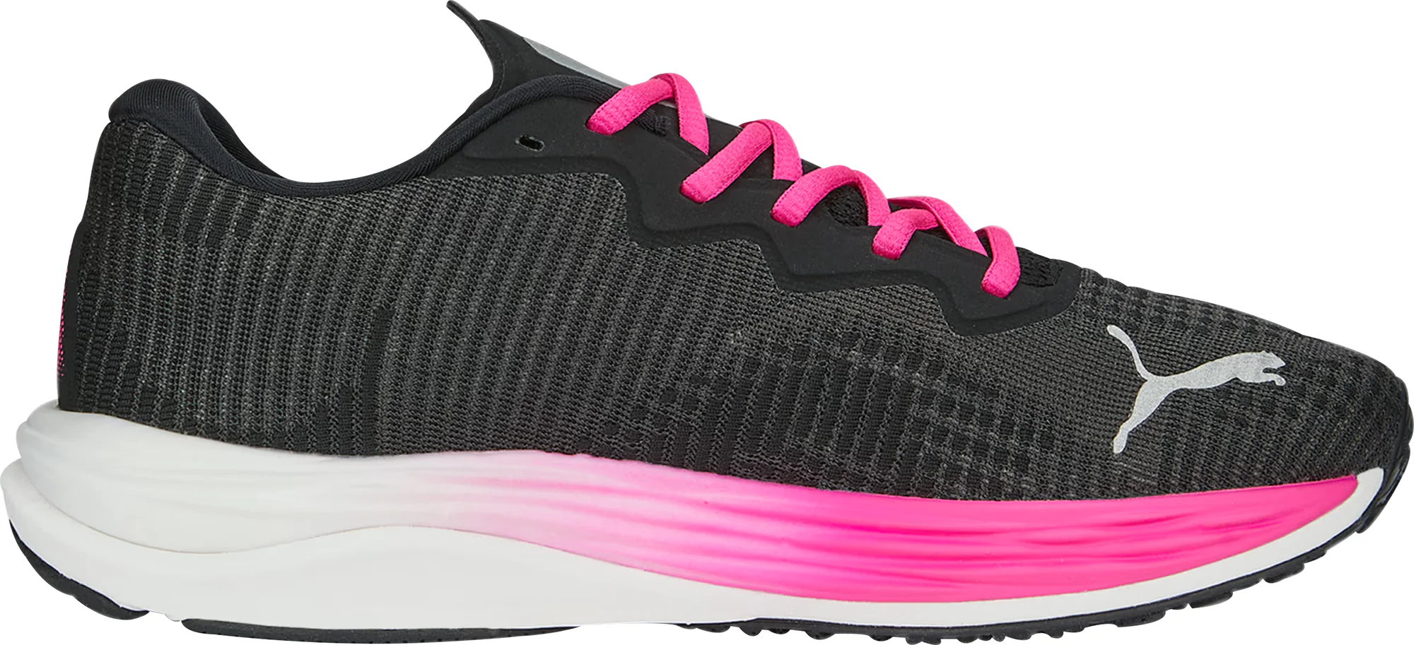 Puma Velocity Nitro 2 Womens Running Shoes - Black - Image 3