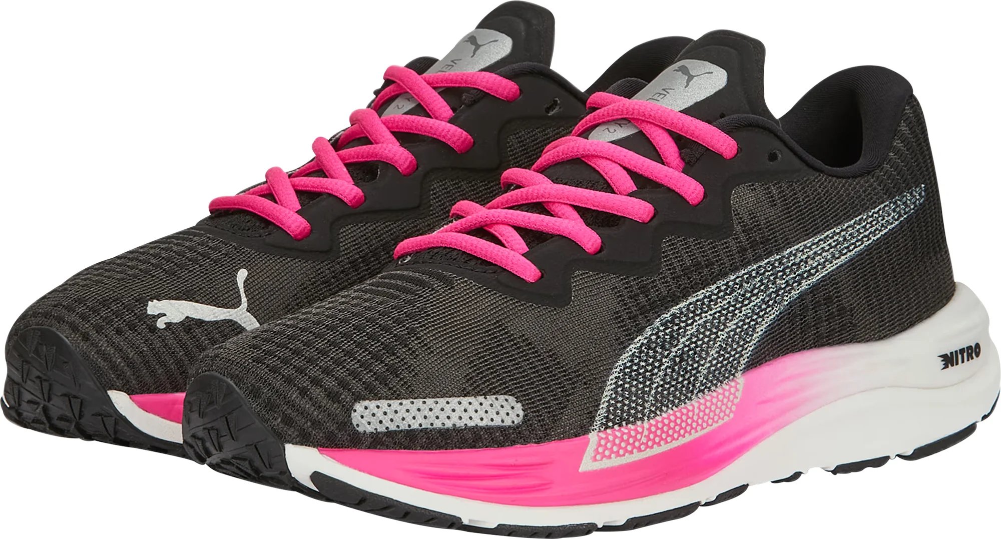 Puma Velocity Nitro 2 Womens Running Shoes - Black - Image 6