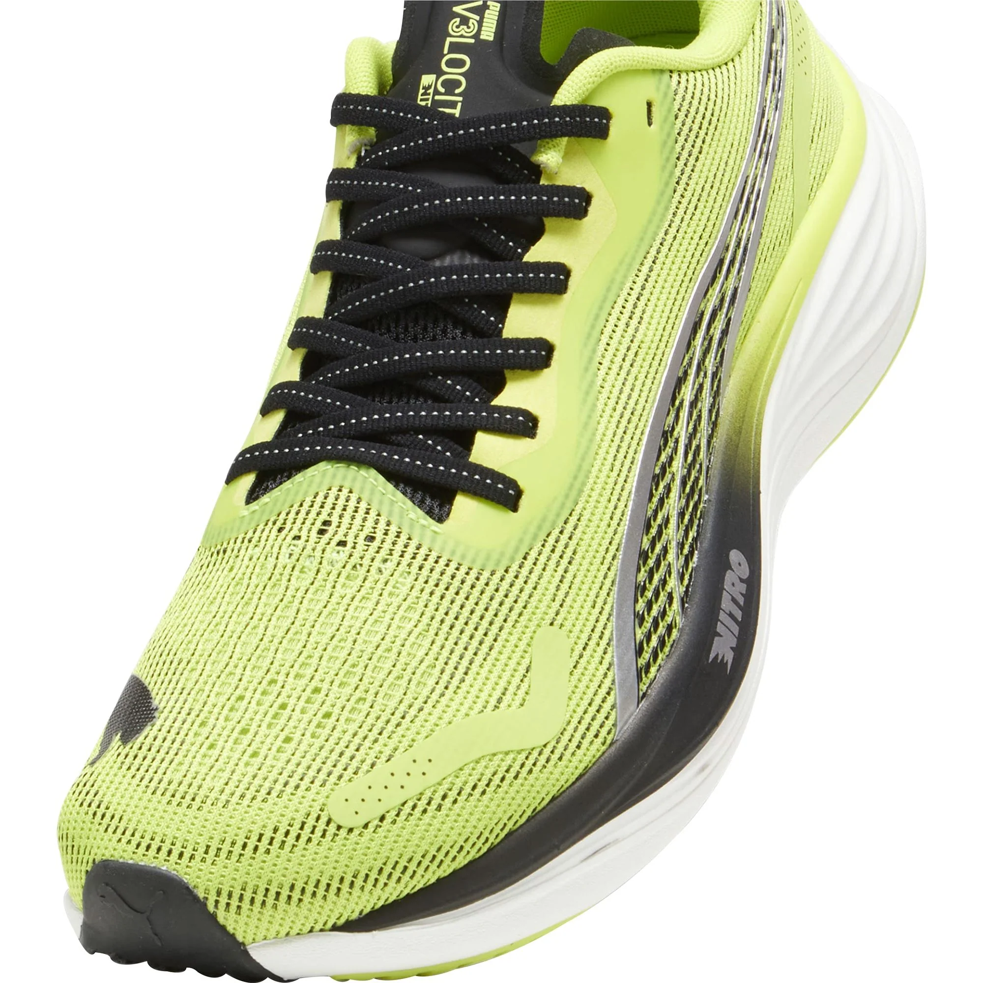 Puma Velocity Nitro 3 Mens Running Shoes - Green - Image 6