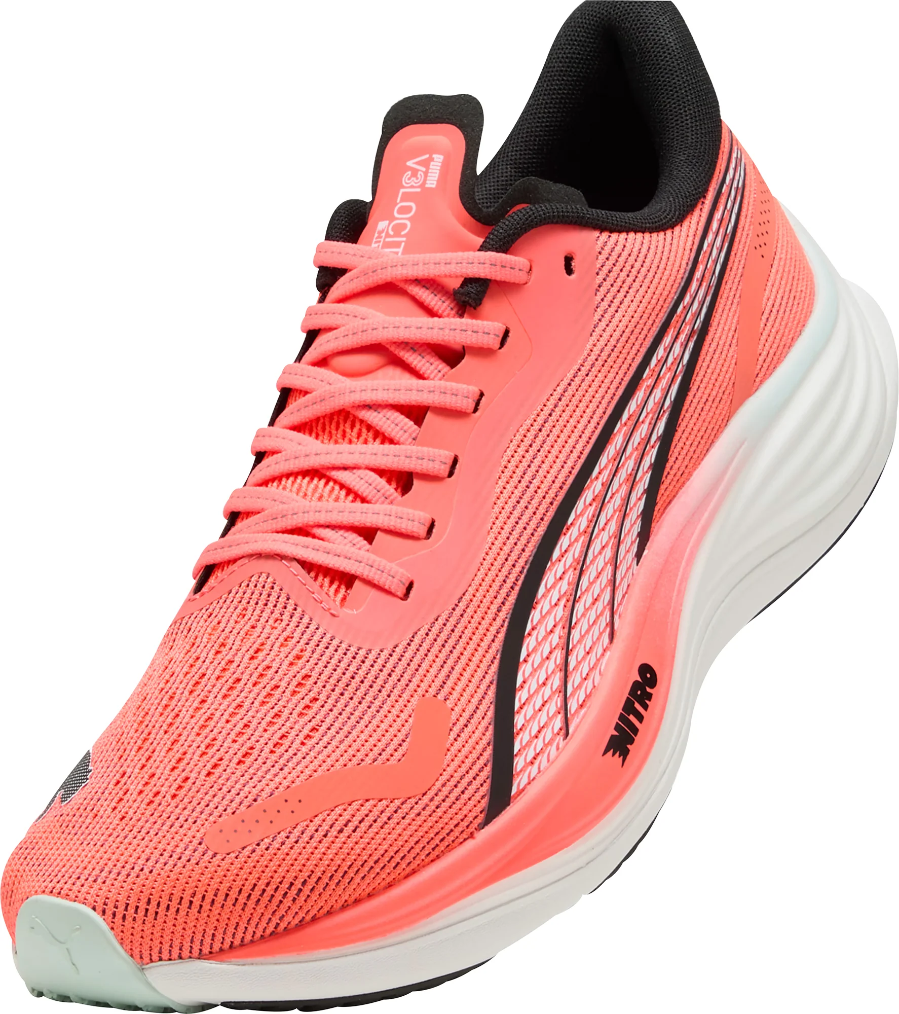 Puma Velocity Nitro 3 Mens Running Shoes - Red - Image 7