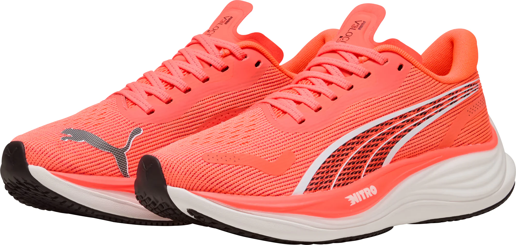 Puma Velocity Nitro 3 Womens Running Shoes - Red - Image 5