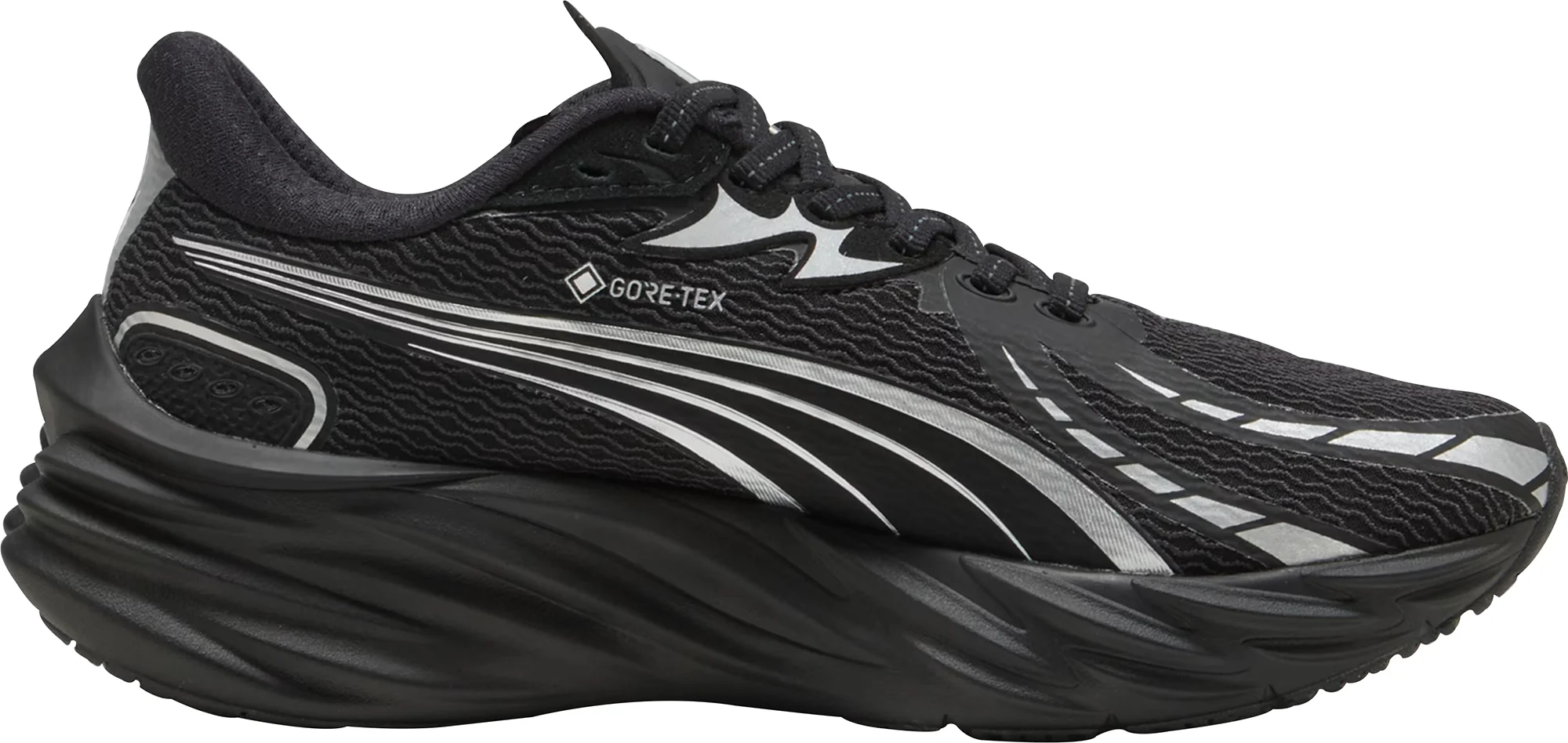 Puma Velocity Nitro 4 GORE-TEX Womens Running Shoes - Black - Image 3