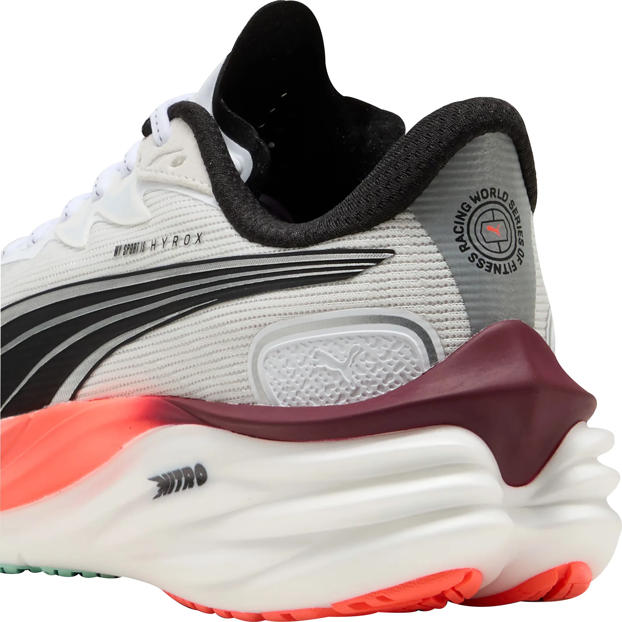 Puma Velocity Nitro 4 HYROX Mens Running Shoes - White - Image 6