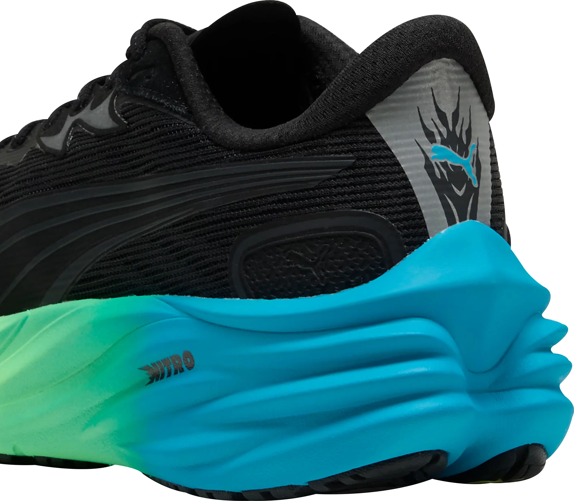 Puma Velocity Nitro 4 Mens Running Shoes - Black - Image 6