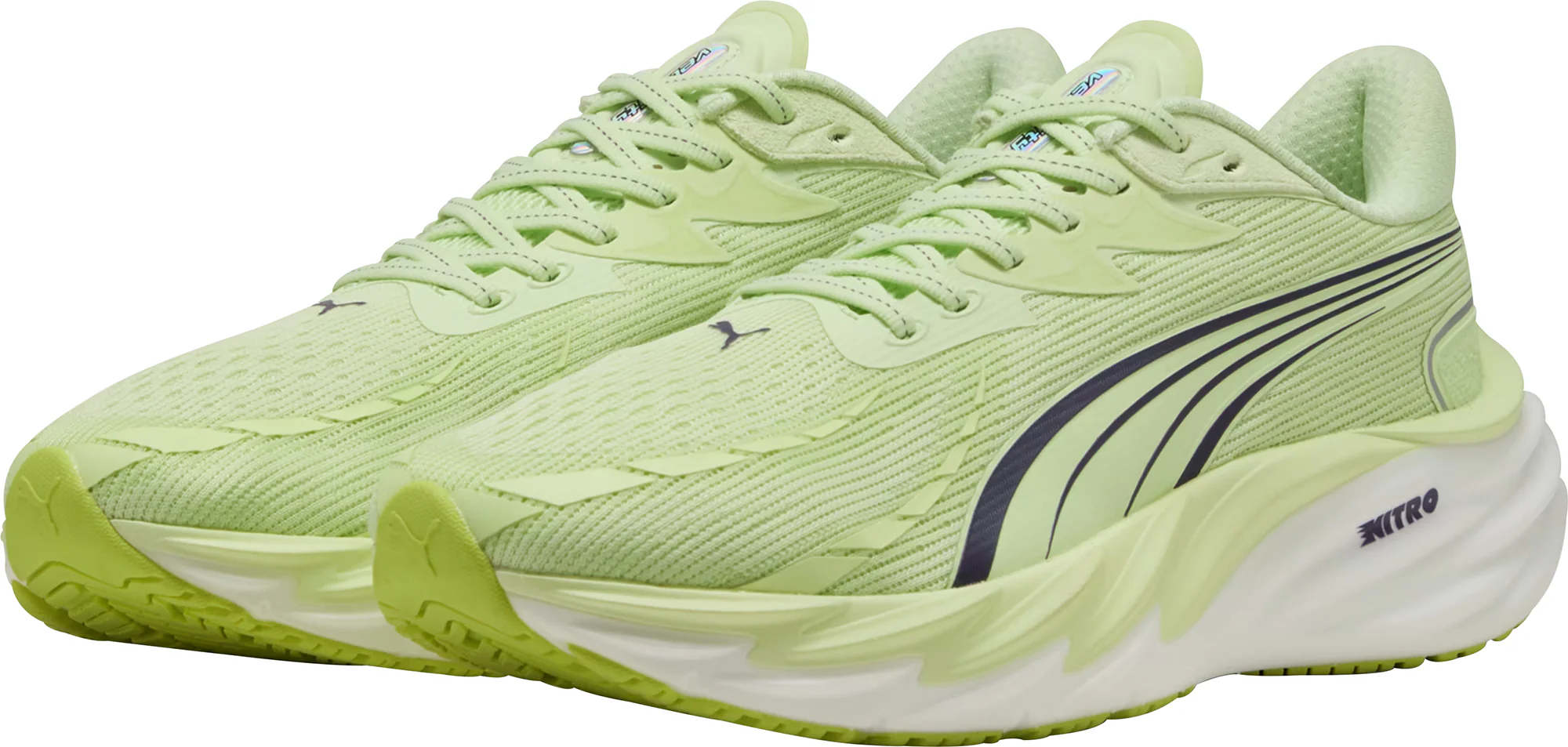 Puma Velocity Nitro 4 Mens Running Shoes - Green - Image 5