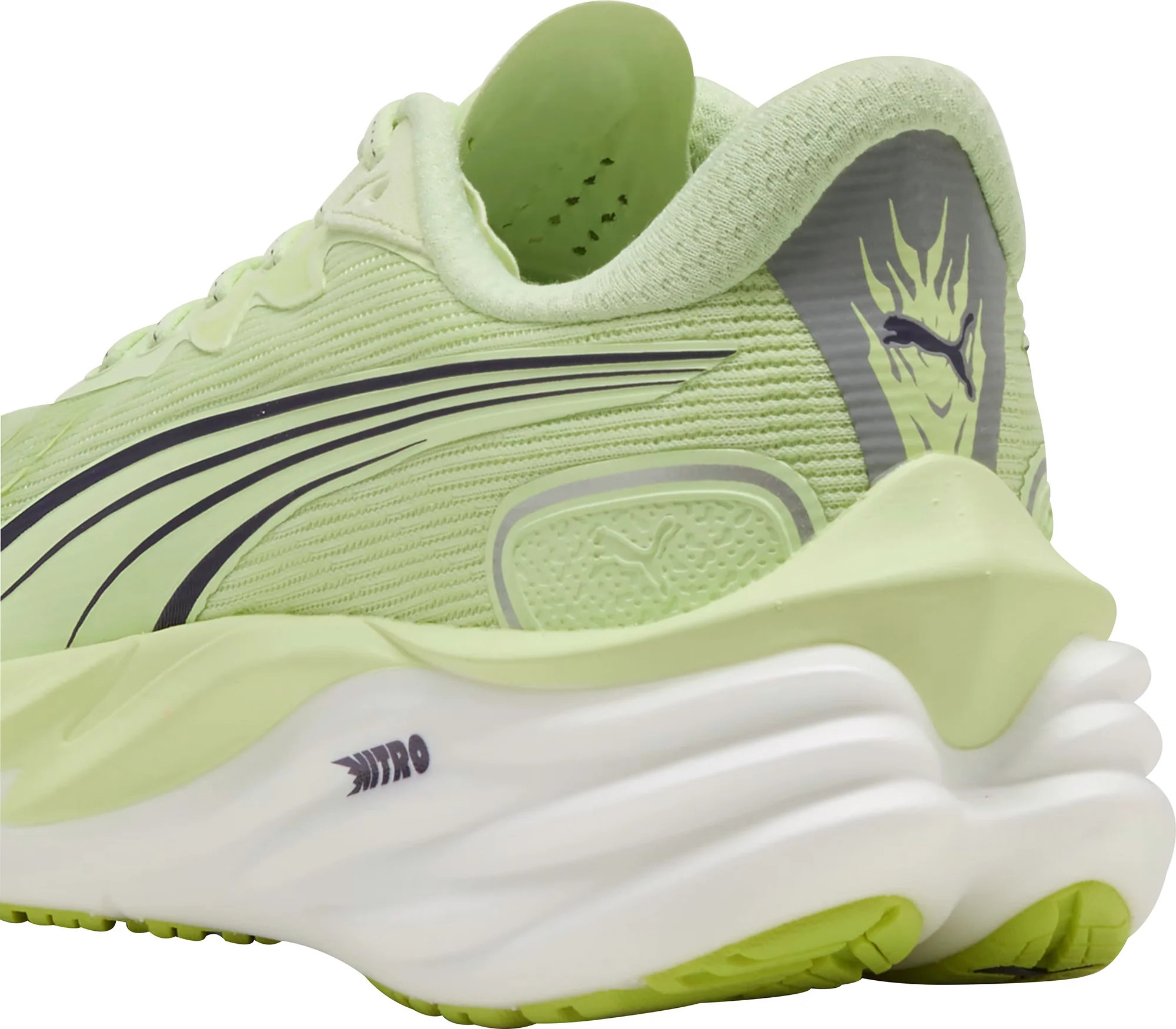 Puma Velocity Nitro 4 Mens Running Shoes - Green - Image 6