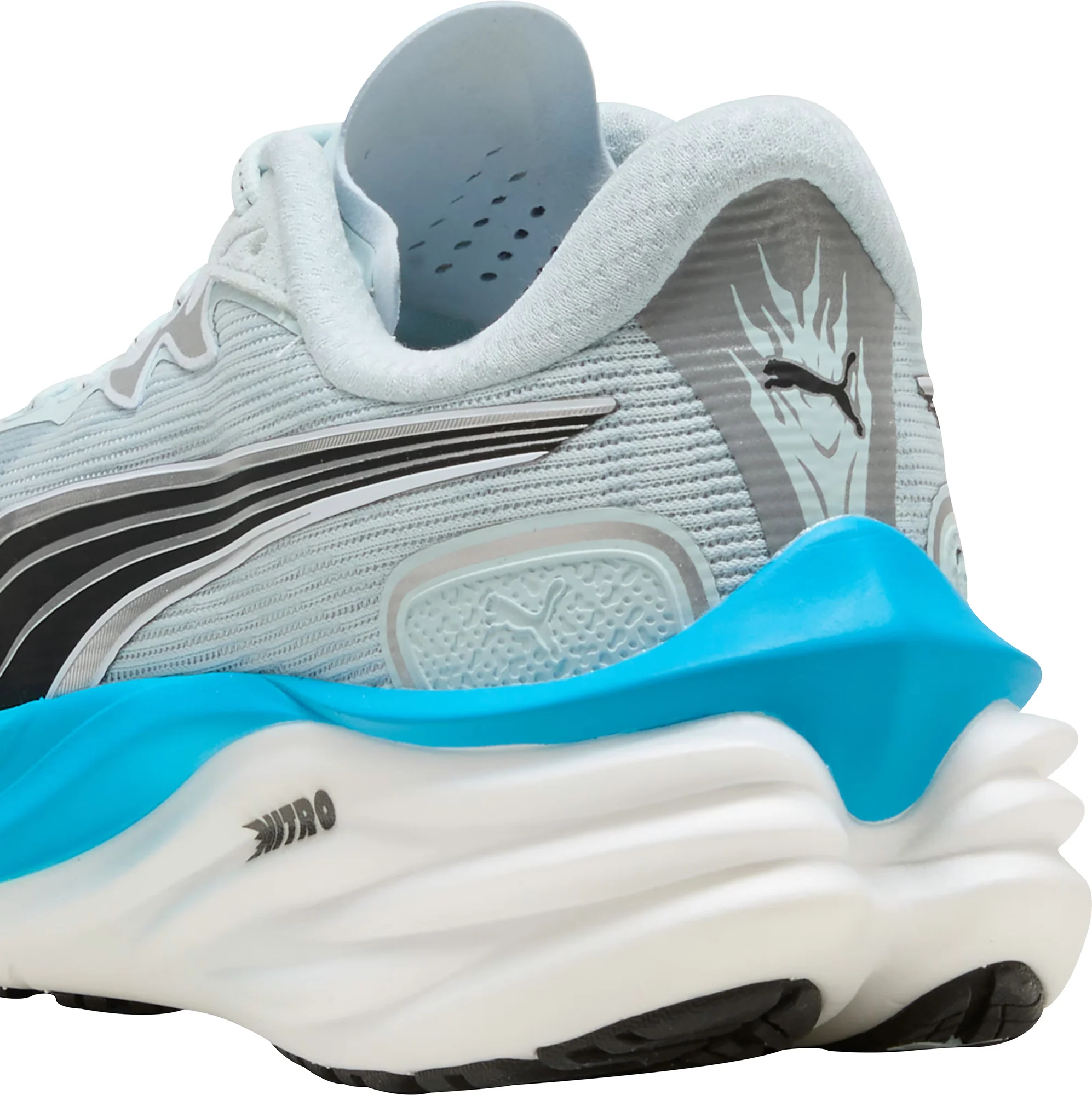 Puma Velocity Nitro 4 Mens Running Shoes - Green - Image 6