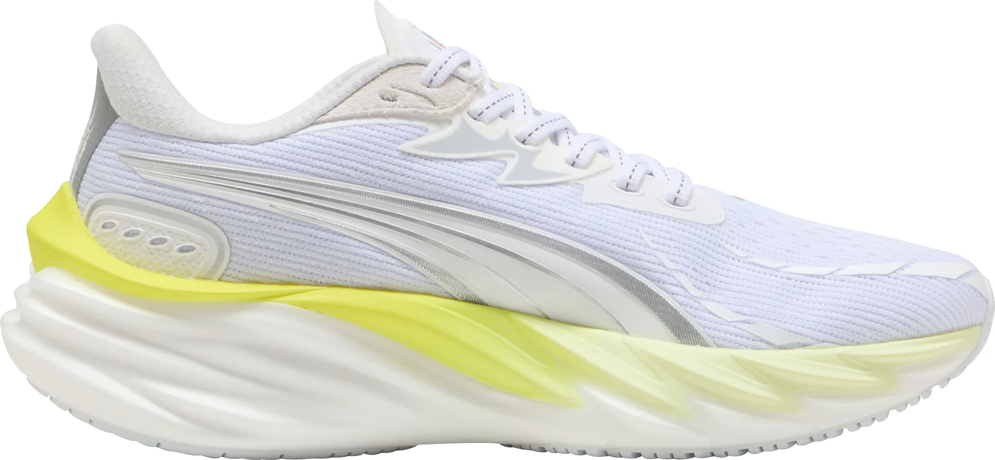 Puma Velocity Nitro 4 Womens Running Shoes - White - Image 3