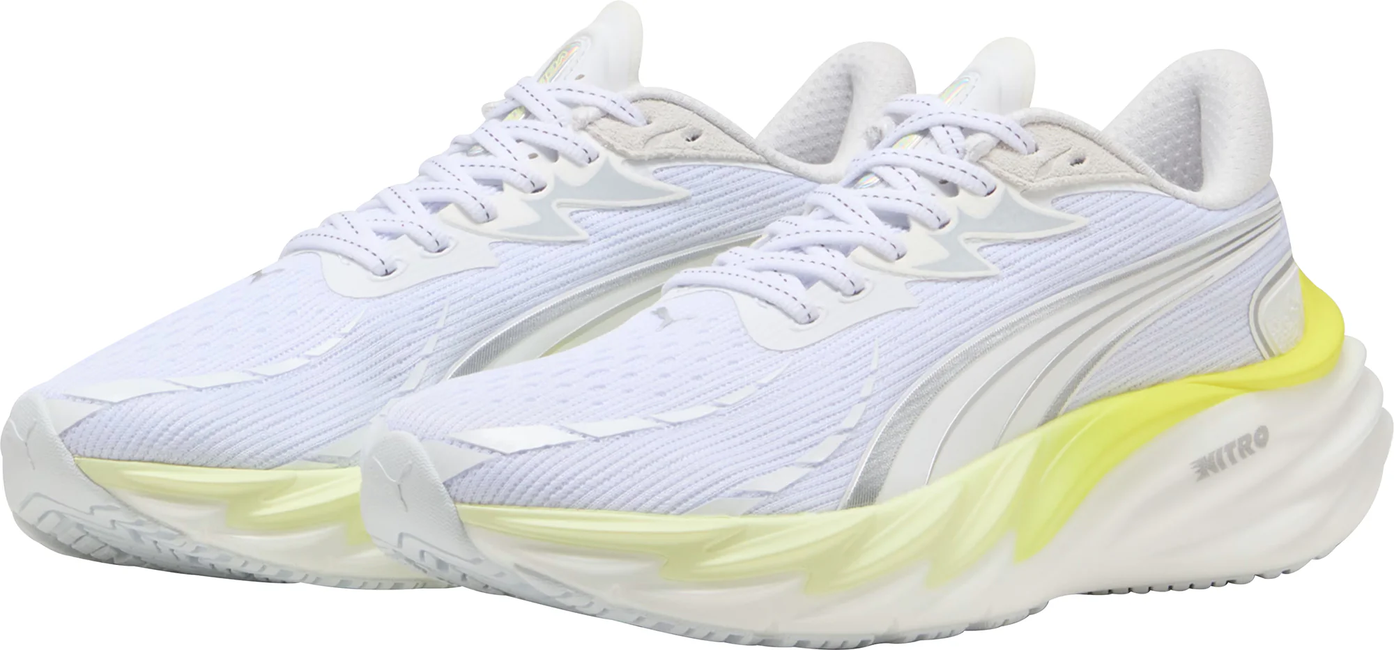 Puma Velocity Nitro 4 Womens Running Shoes - White - Image 5