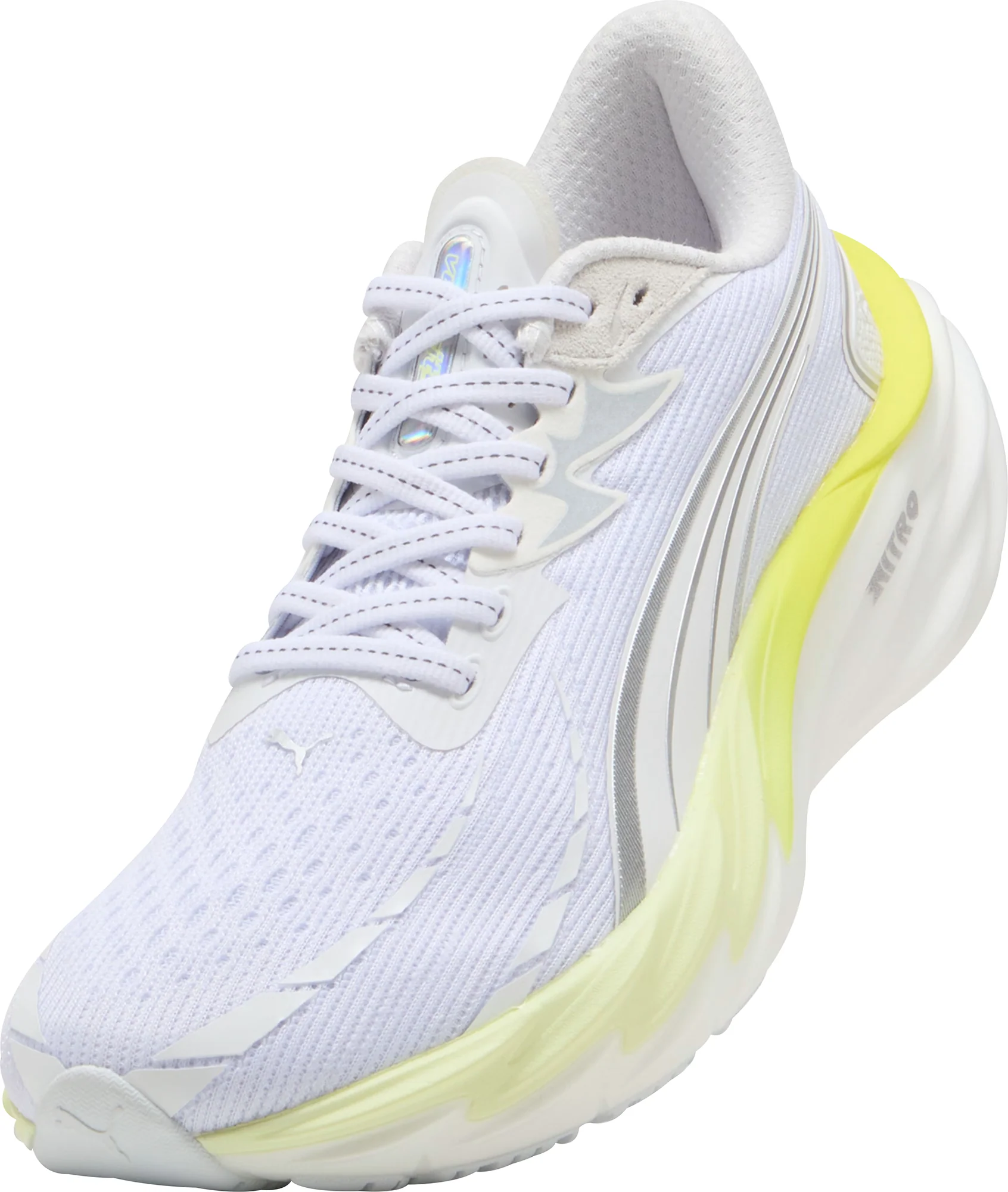 Puma Velocity Nitro 4 Womens Running Shoes - White - Image 7