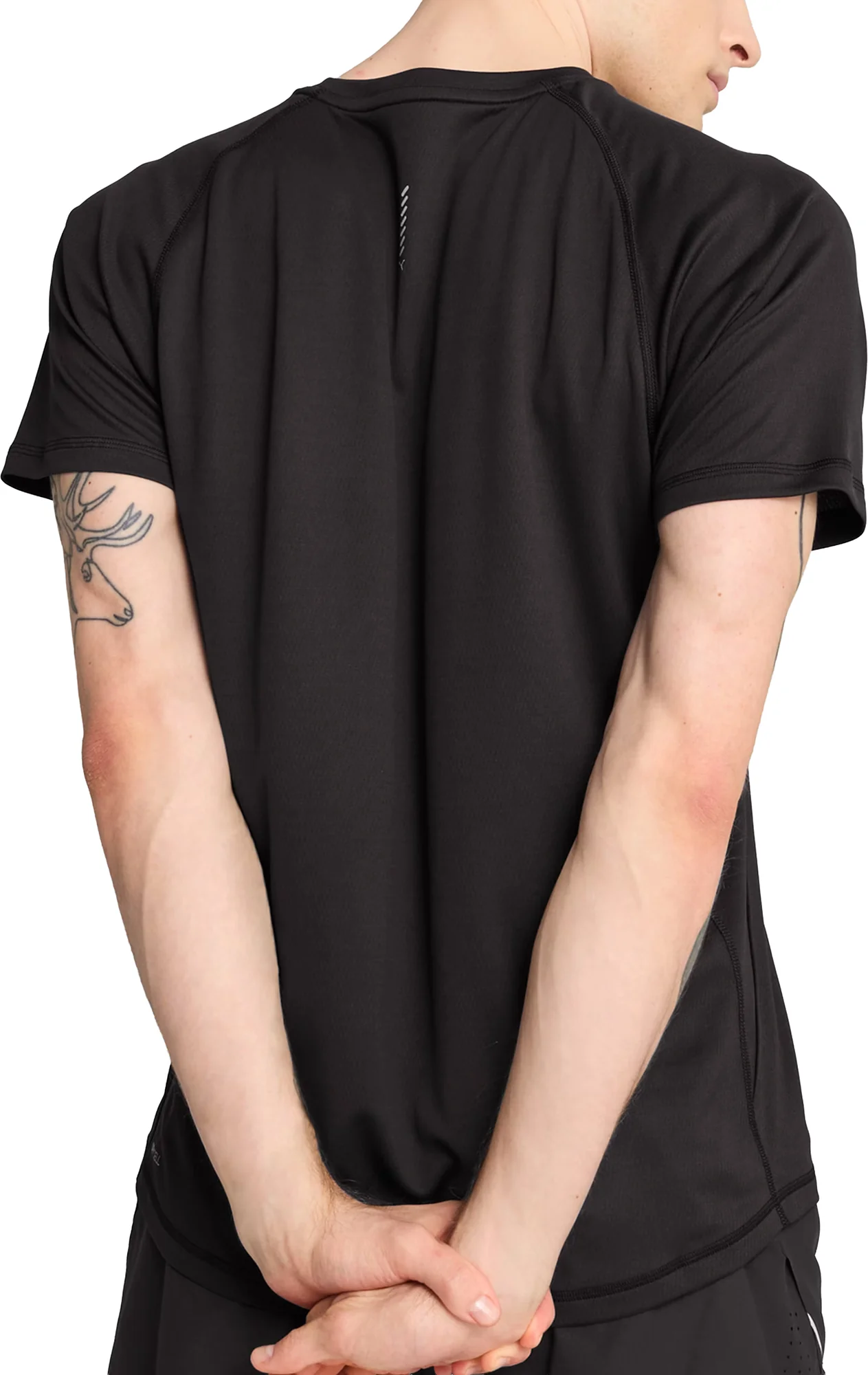 Puma Velocity Short Sleeve Mens Running Top - Black - Image 2