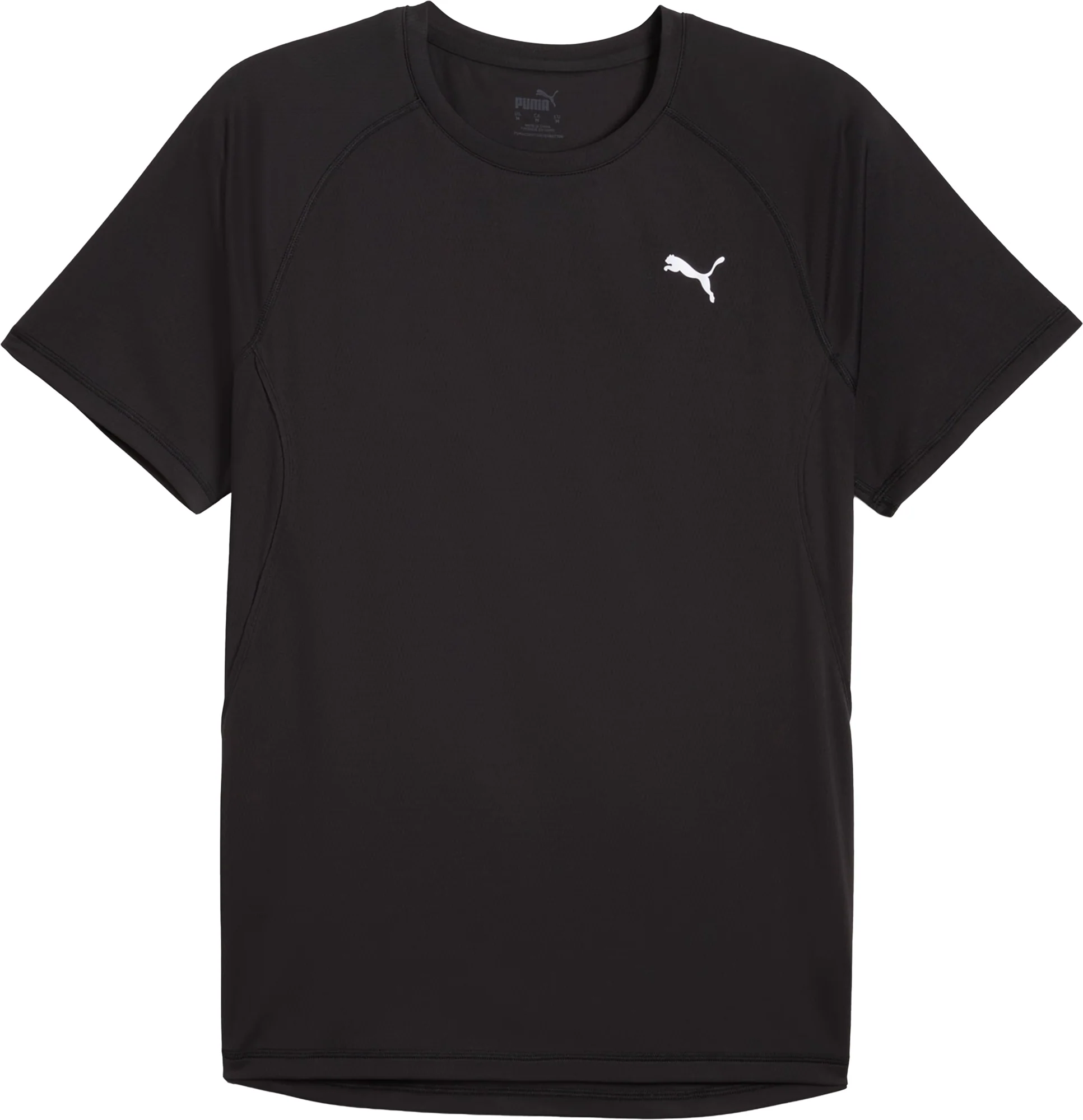 Puma Velocity Short Sleeve Mens Running Top - Black - Image 5
