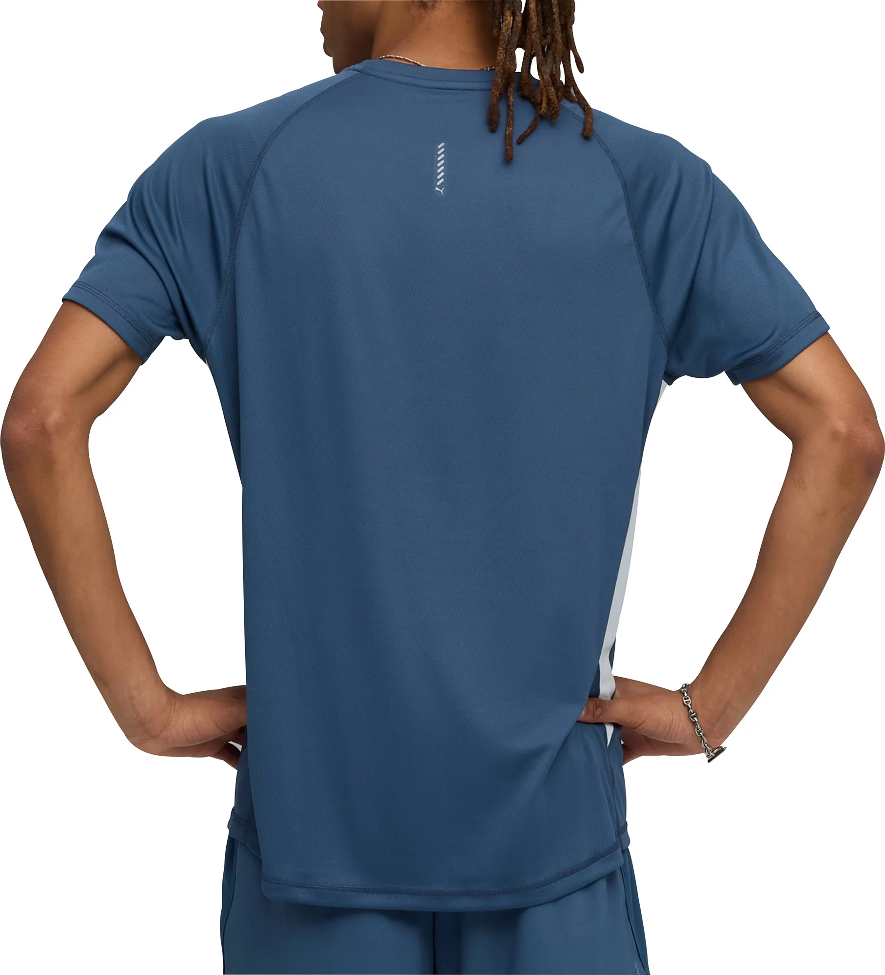 Puma Velocity Short Sleeve Mens Running Top - Blue - Image 2