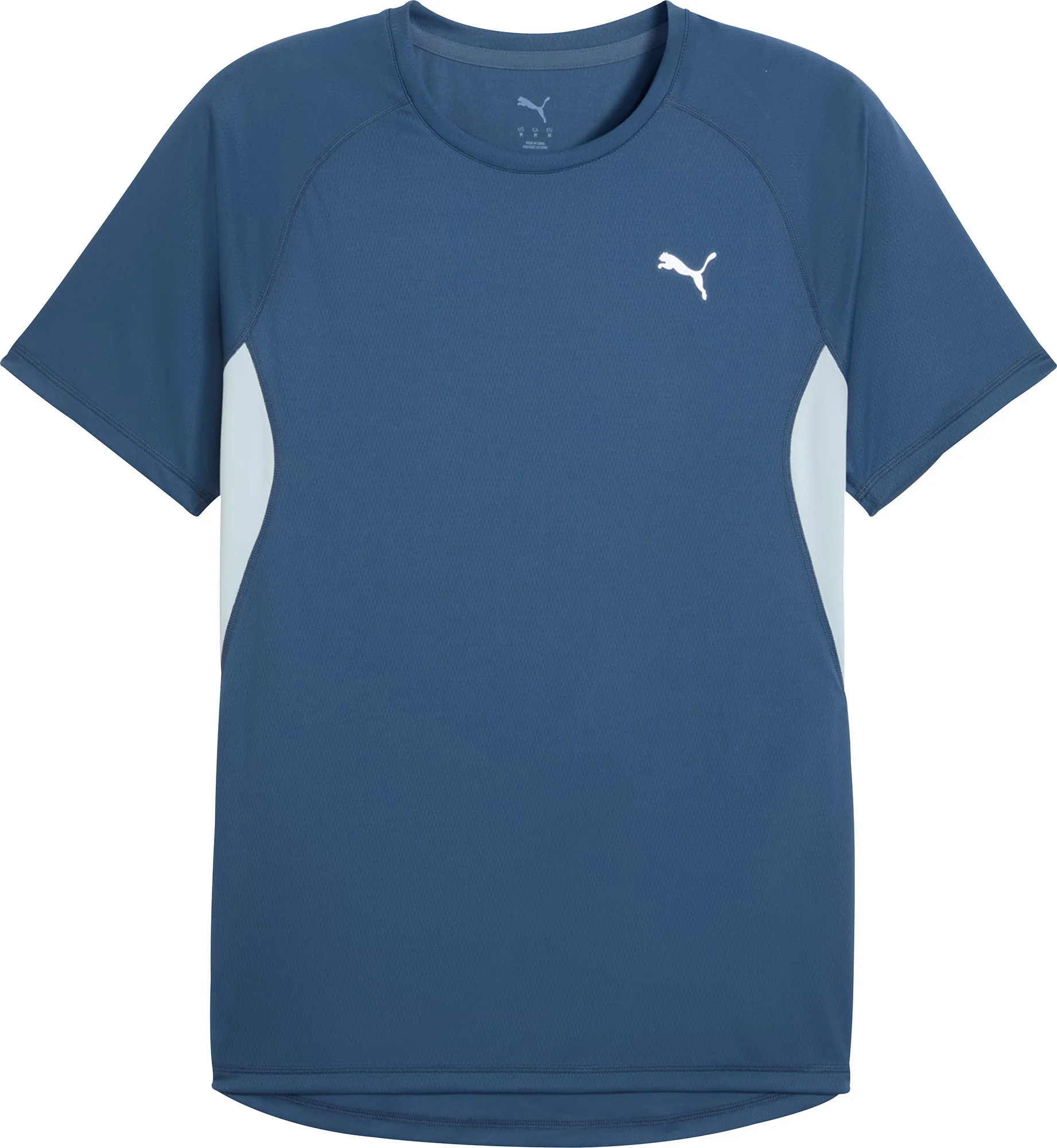 Puma Velocity Short Sleeve Mens Running Top - Blue - Image 3