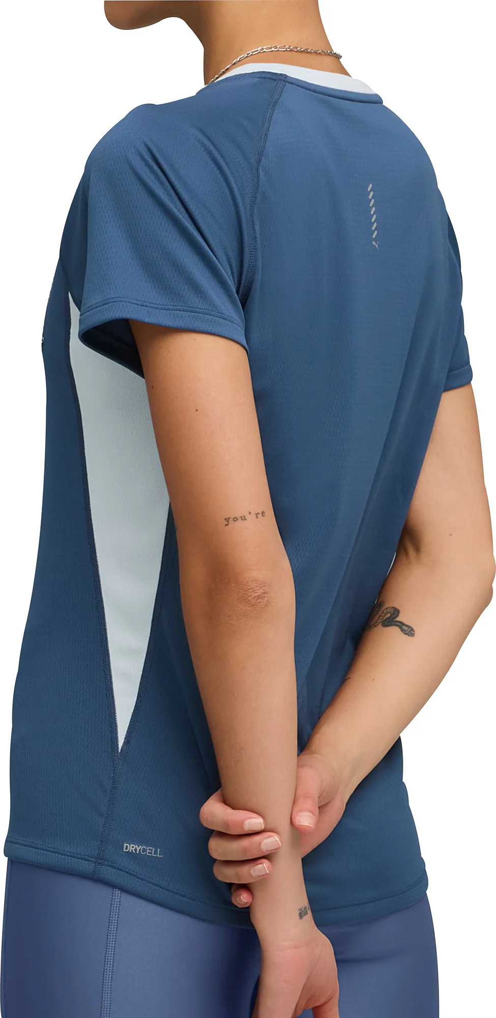 Puma Velocity Short Sleeve Womens Running Top - Blue - Image 2