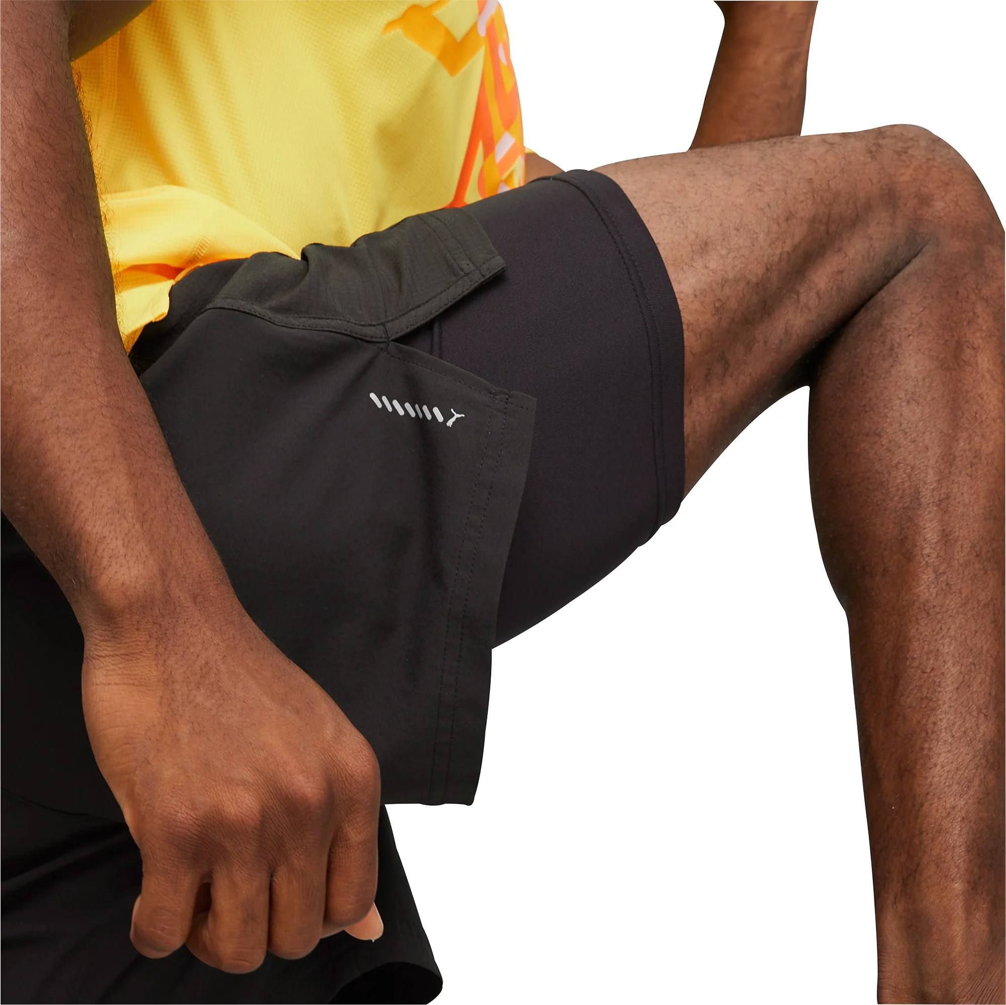 Puma Velocity Ultraweave 2 In 1 Mens Running Shorts - Black - Image 3