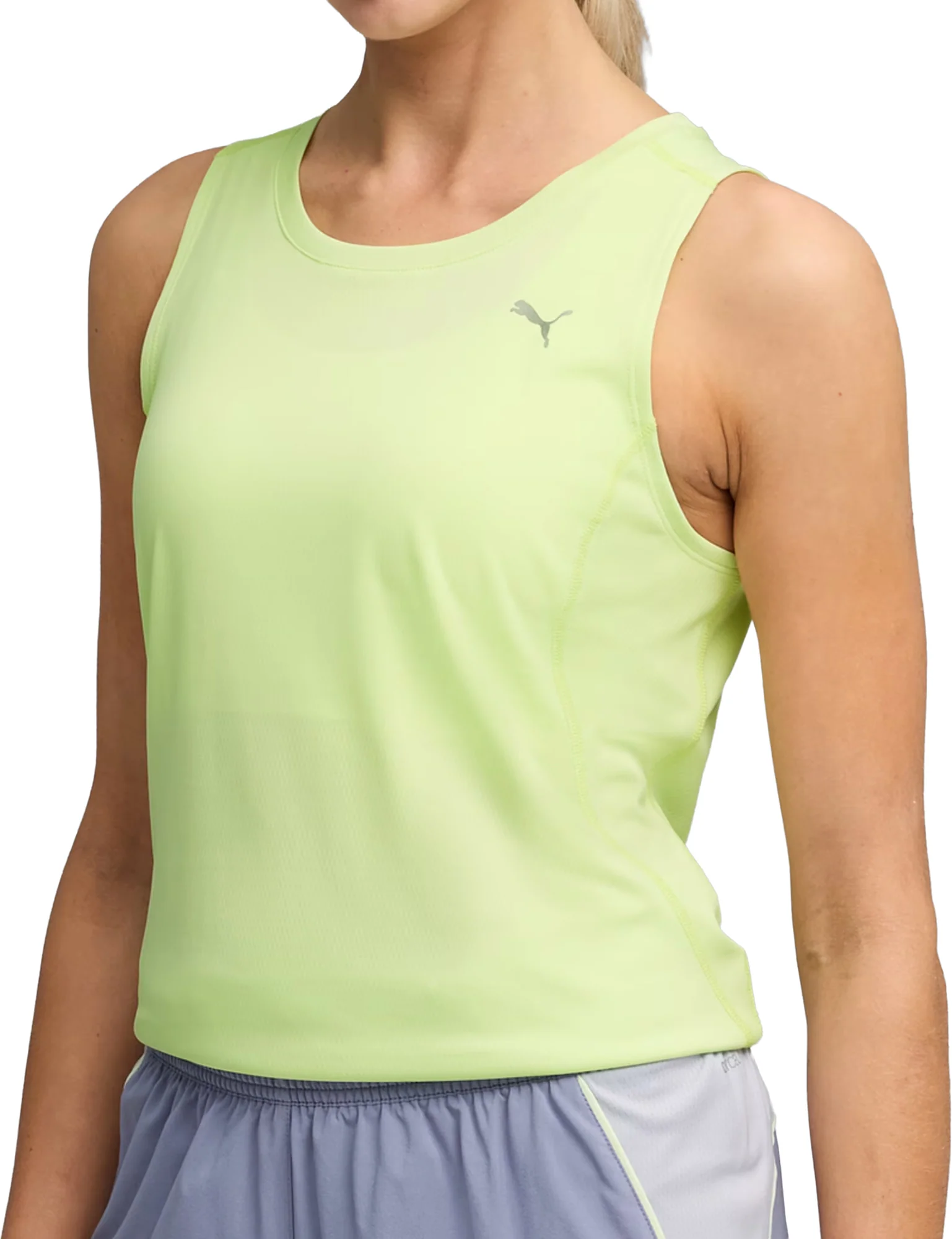 Puma Velocity Womens Running Vest Tank Top - Green