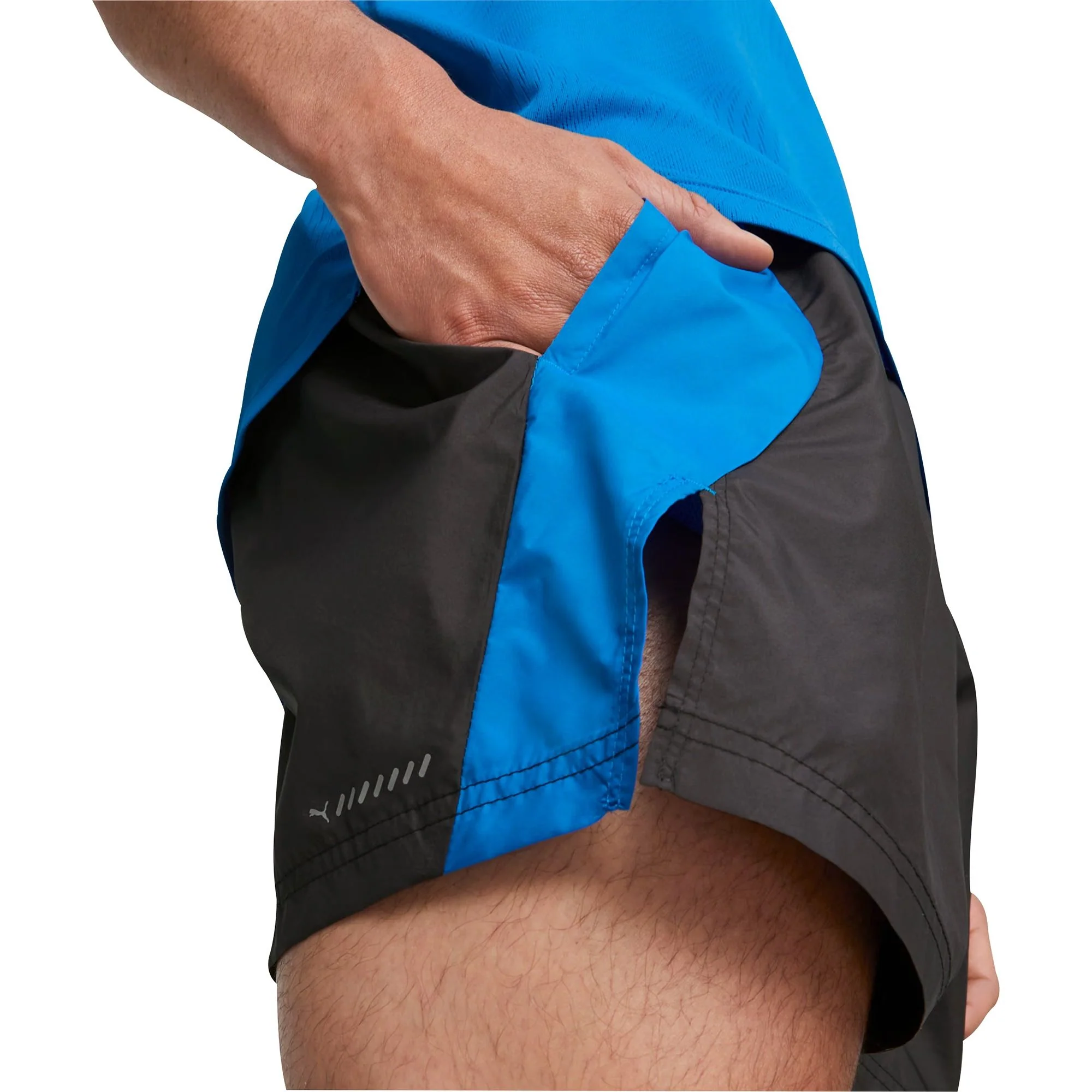 Puma Woven 5 Inch Mens Running Shorts - Black - Image 3