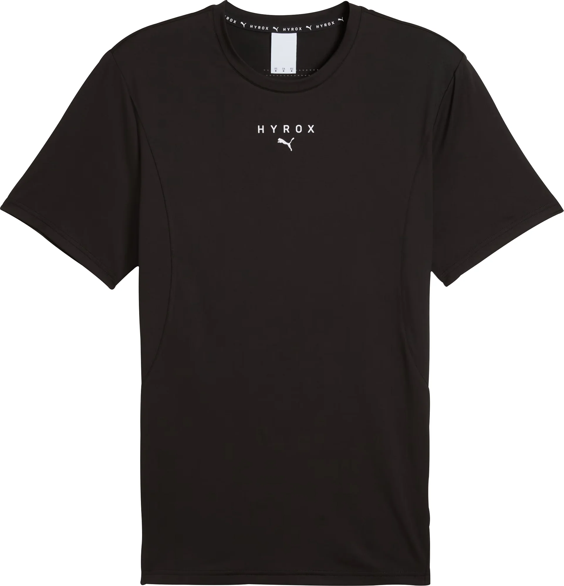 Puma X HYROX Cloudspun Short Sleeve Mens Training Top - Black - Image 5