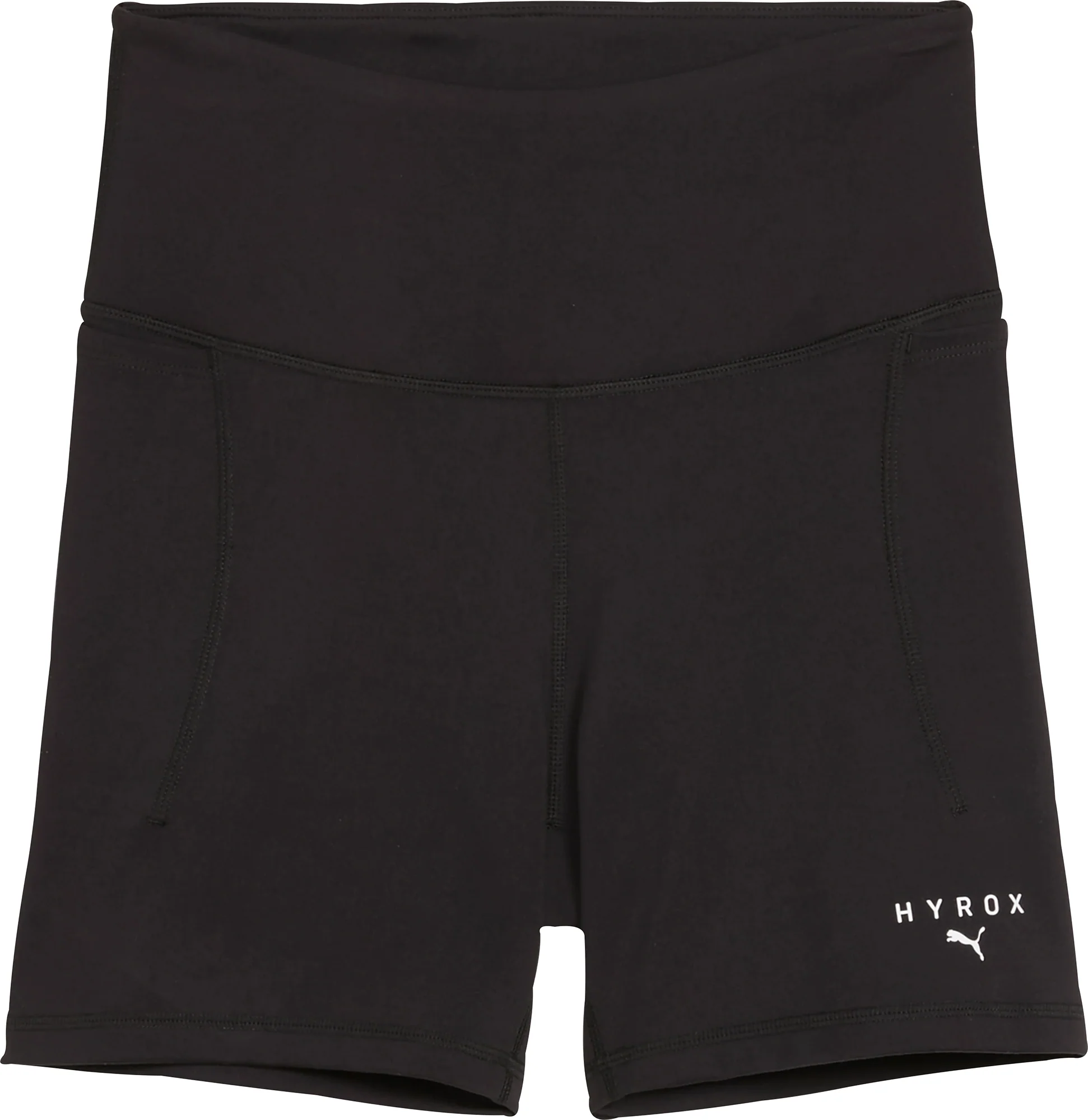 Puma X HYROX Cloudspun Womens Short Training Tights - Black - Image 4