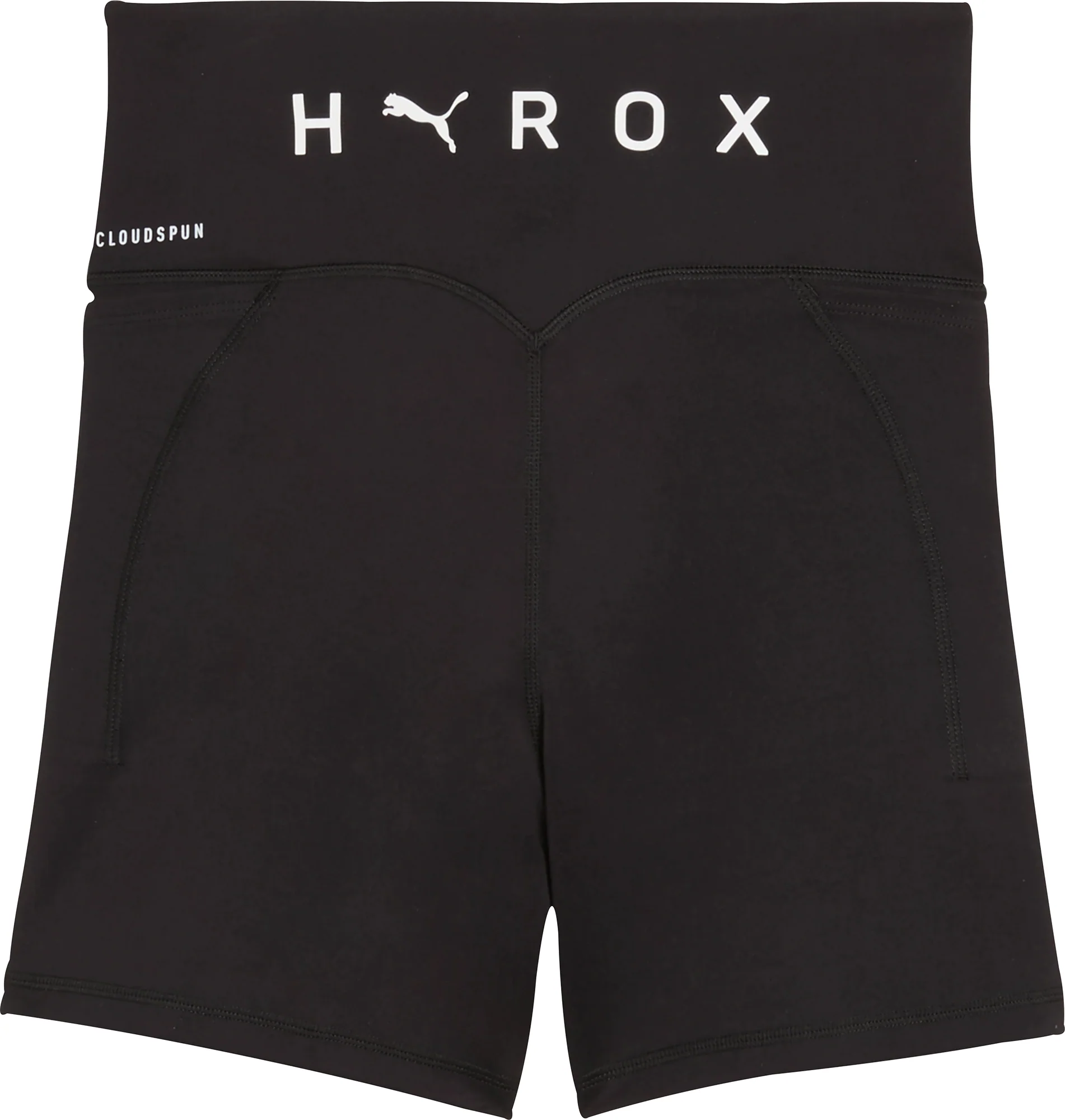 Puma X HYROX Cloudspun Womens Short Training Tights - Black - Image 5