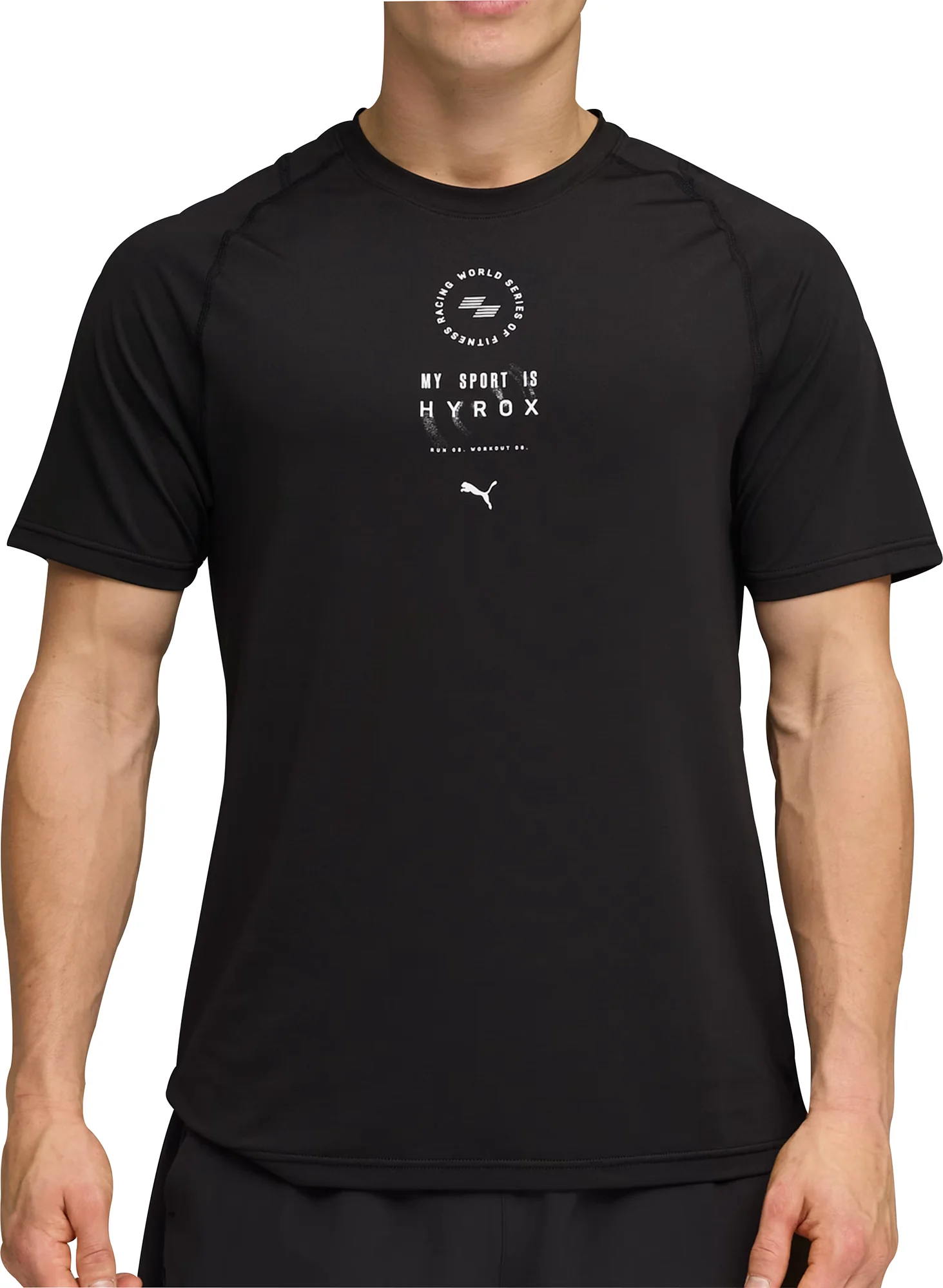Puma X HYROX Dryelite Short Sleeve Mens Training Top - Black
