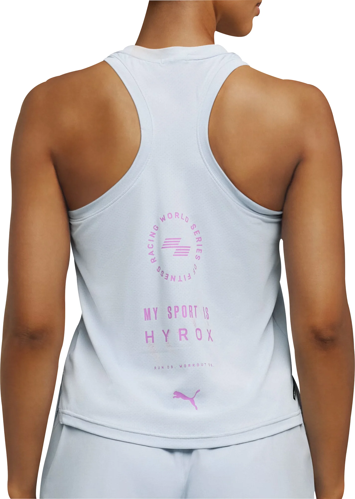 Puma X HYROX Dryelite Womens Training Vest Tank Top - Blue - Image 2