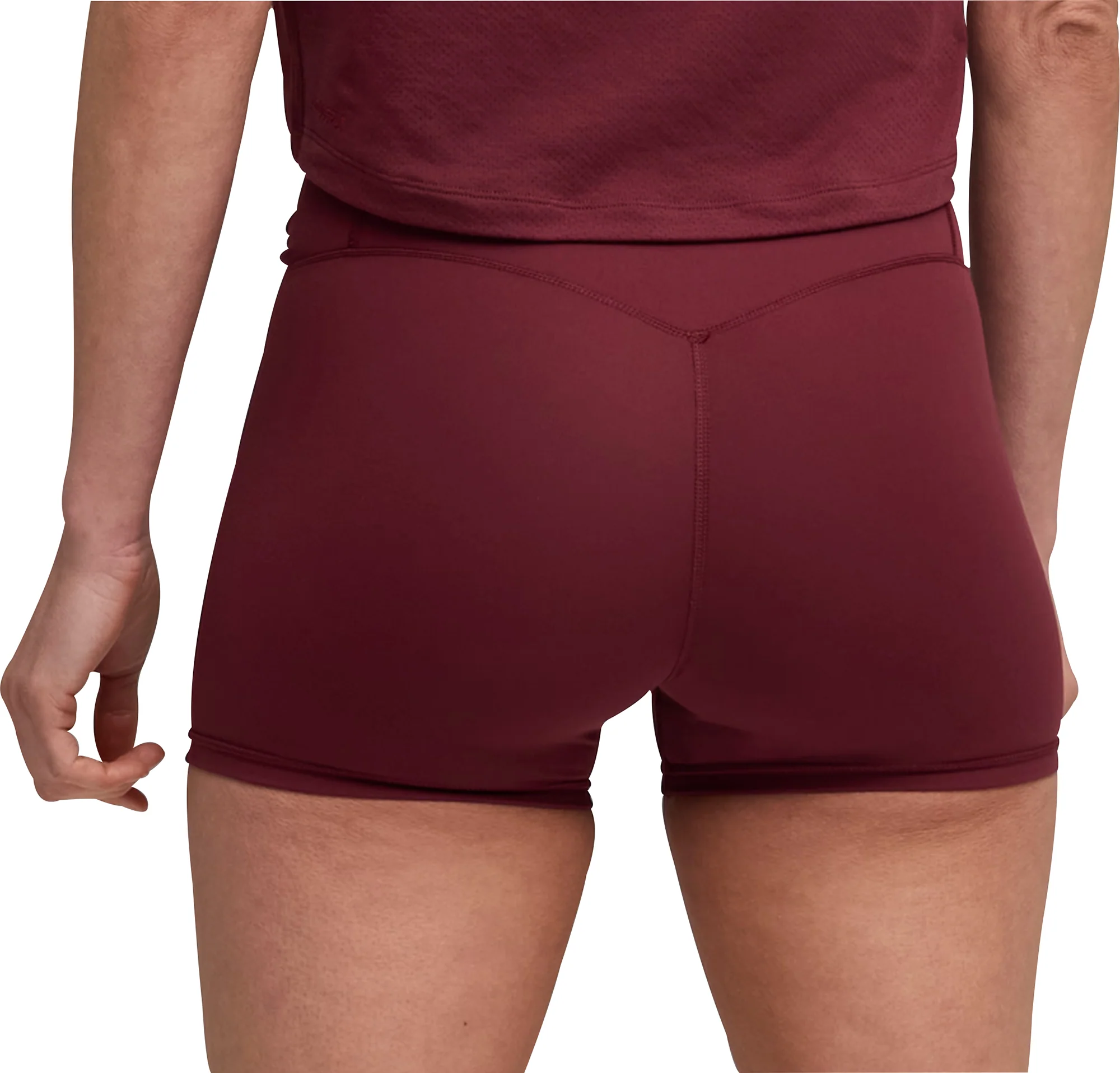 Puma X HYROX Shape Luxe 3 Inch Womens Short Training Tights - Red - Image 2