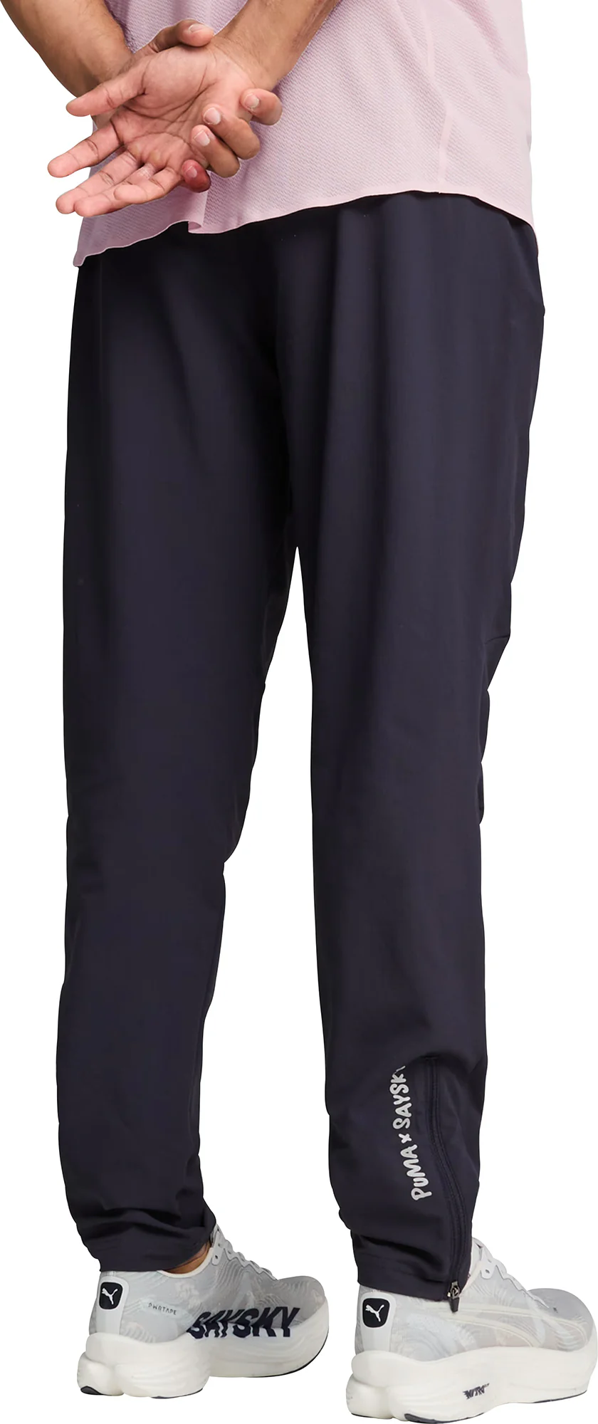 Puma X SAYSKY Mens Running Pants - Blue - Image 2