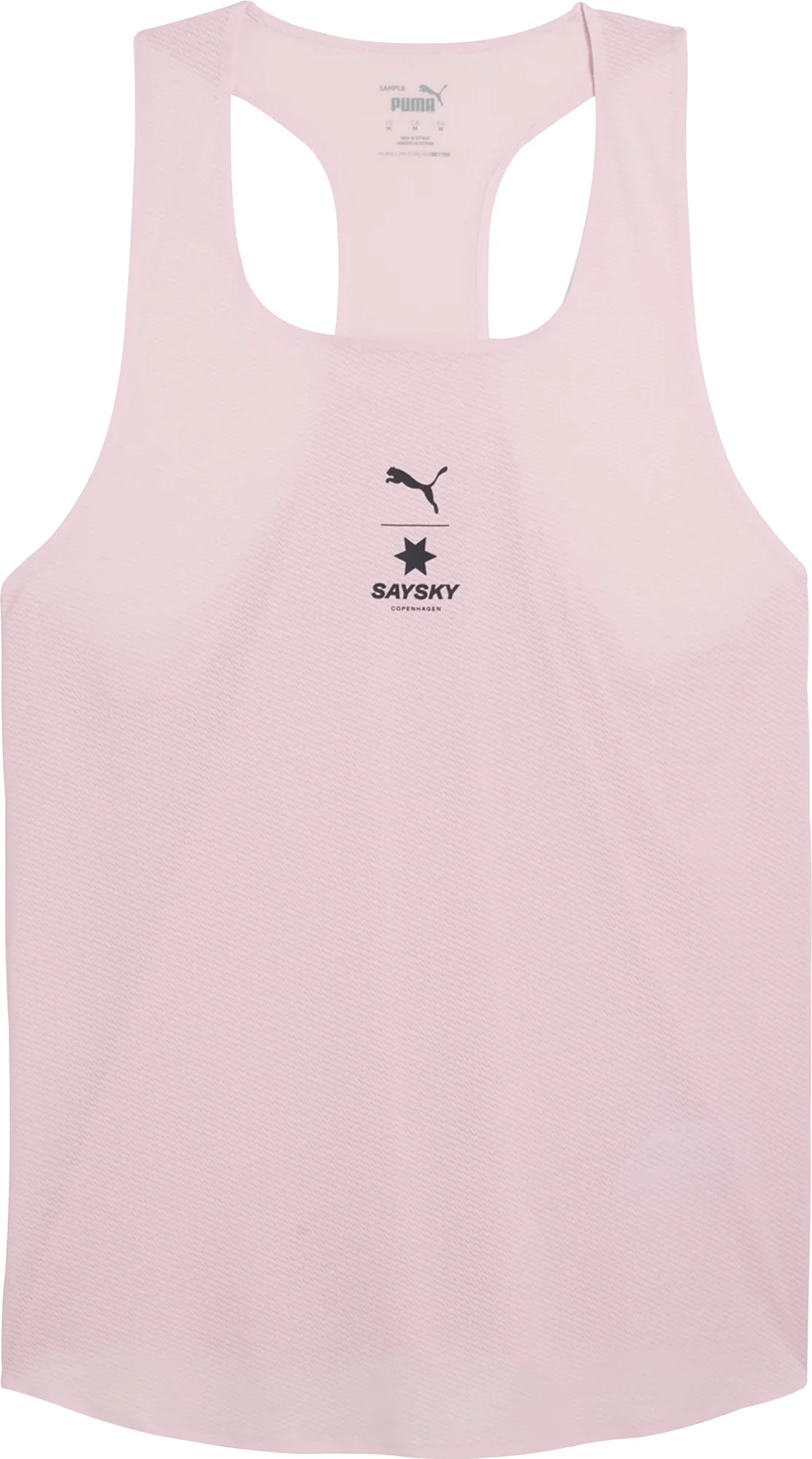 Puma X SAYSKY Mens Running Vest - Pink - Image 5