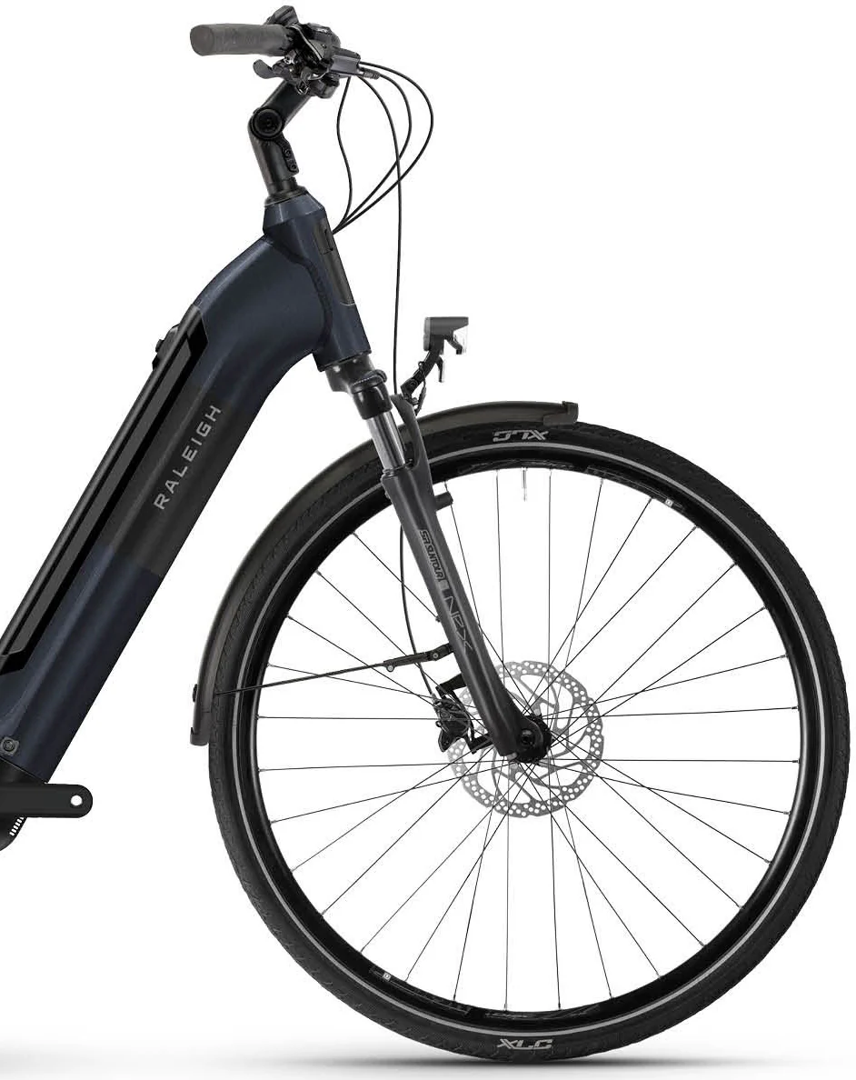 Raleigh Motus Hub Gear Low Step Electric Hybrid Bike 2026 - Nightblue Gloss - Image 3