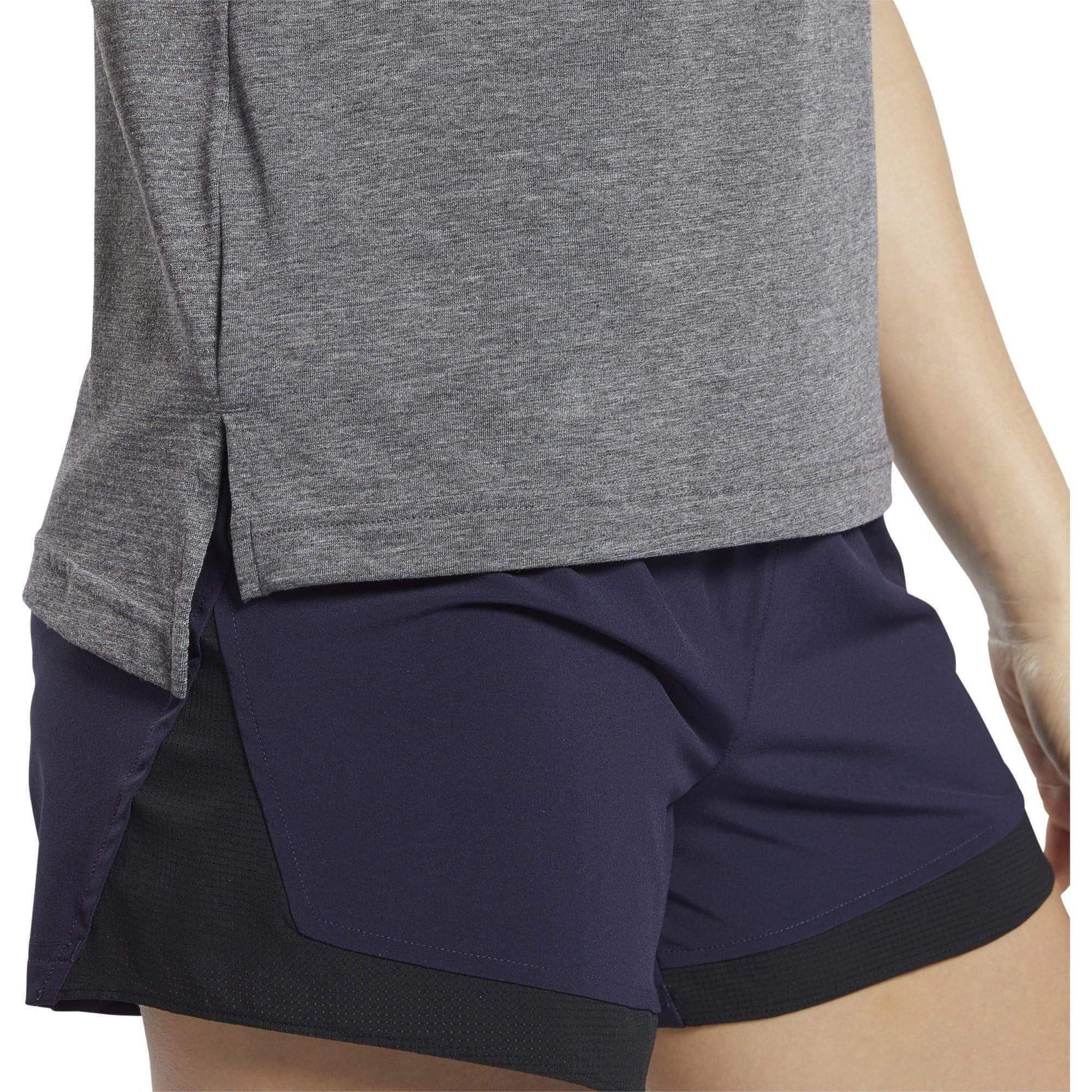 Reebok ActivChill + Cotton Womens Training Vest Tank Top - Grey - Image 5