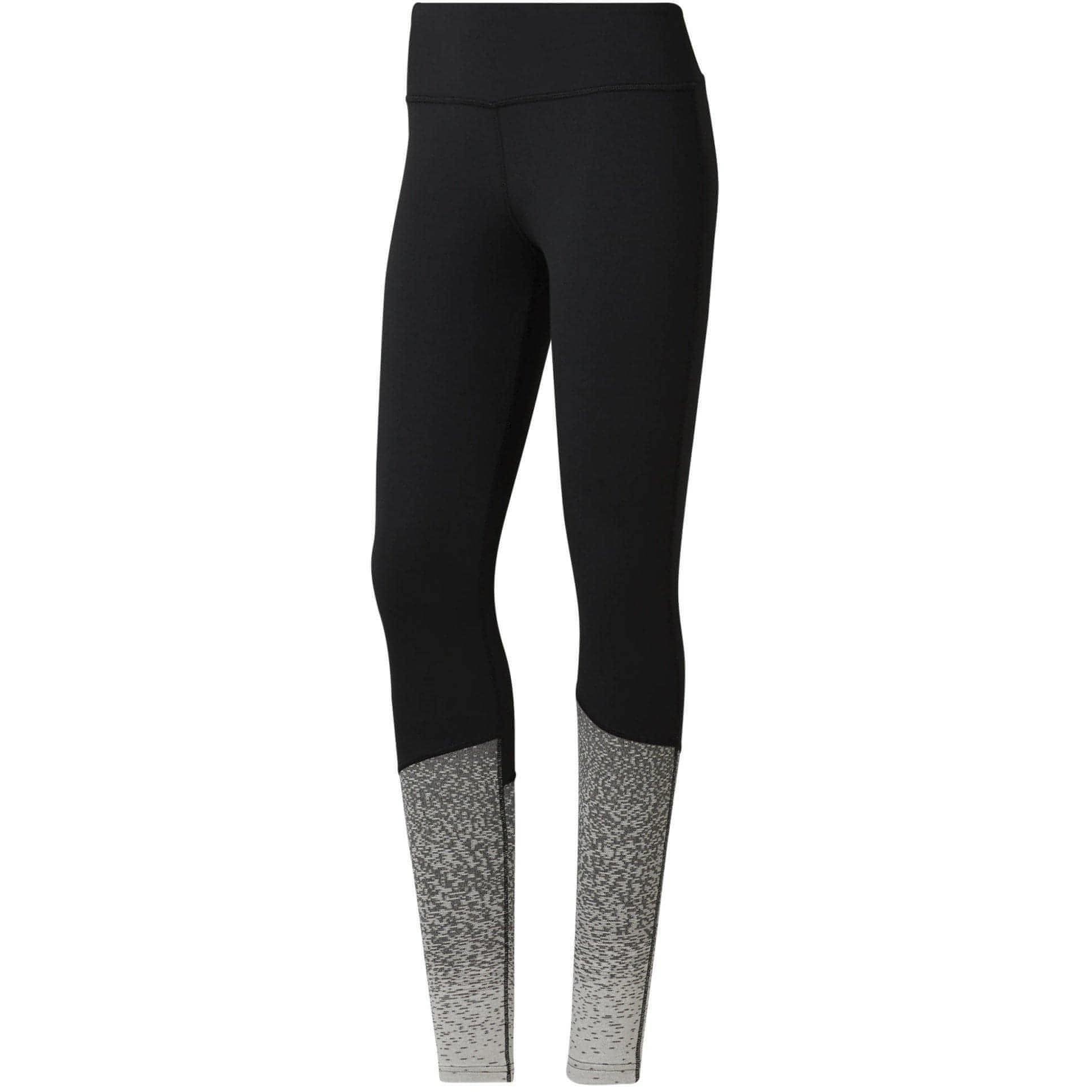 Reebok Lux Fade Womens Long Training Tights - Black - Image 4