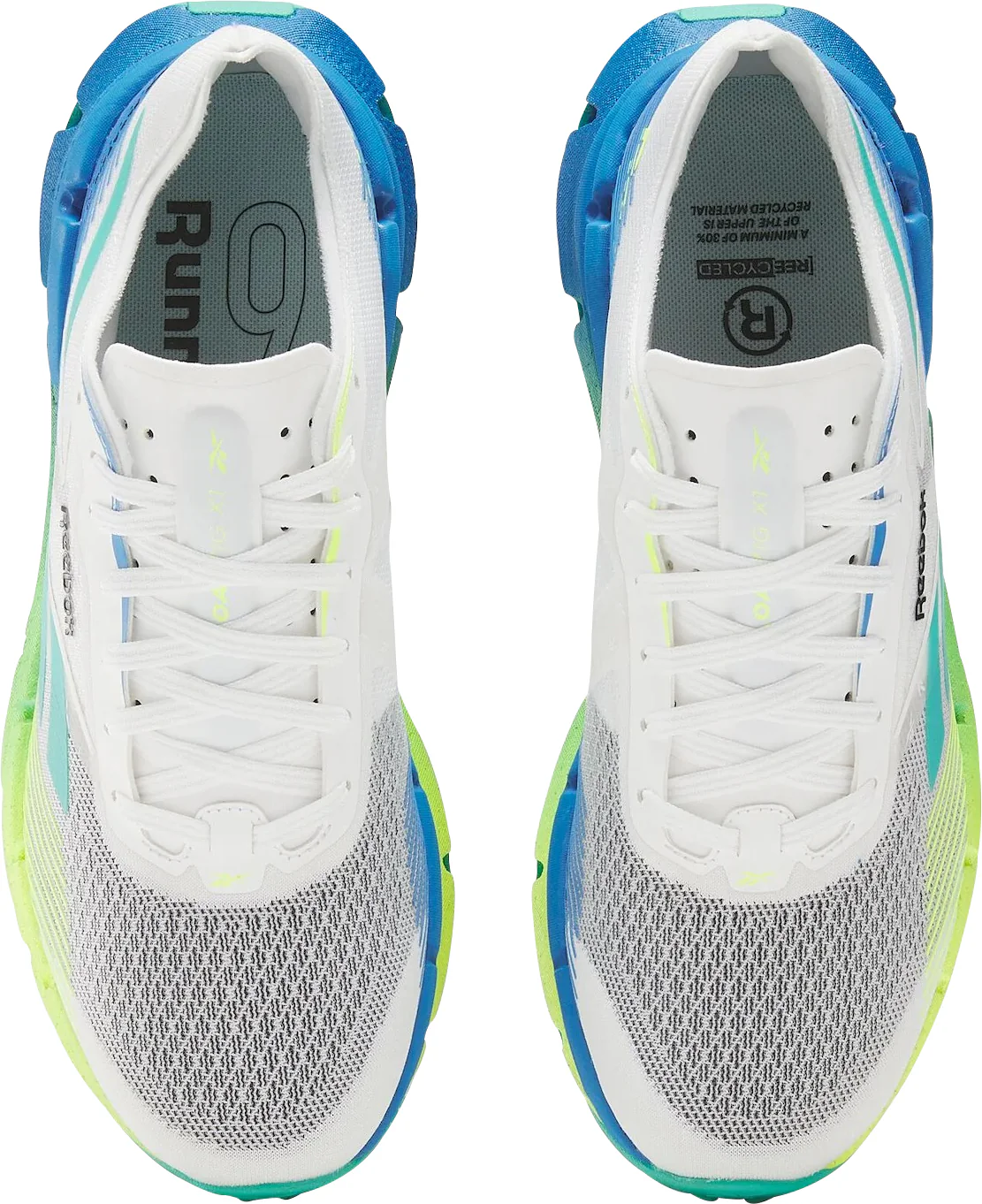 Reebok FloatZig X1 Mens Running Shoes - White - Image 3