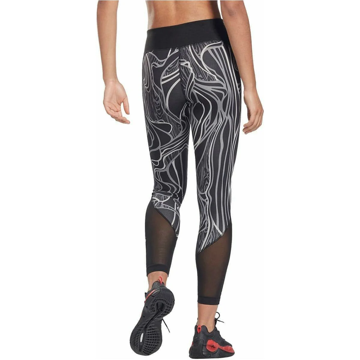 Reebok Lux Perform Mid Rise Womens Long Training Tights - Image 2