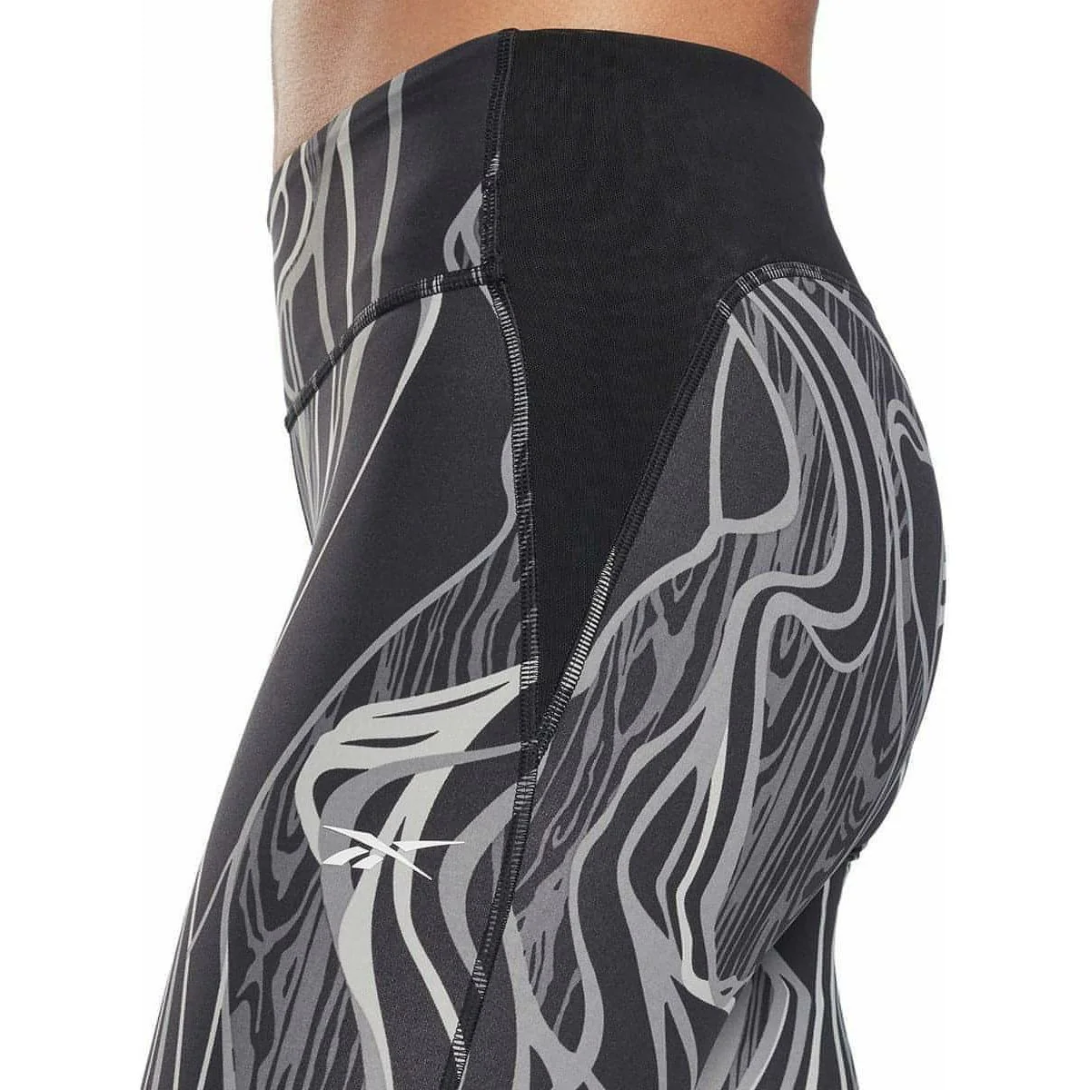 Reebok Lux Perform Mid Rise Womens Long Training Tights - Image 4