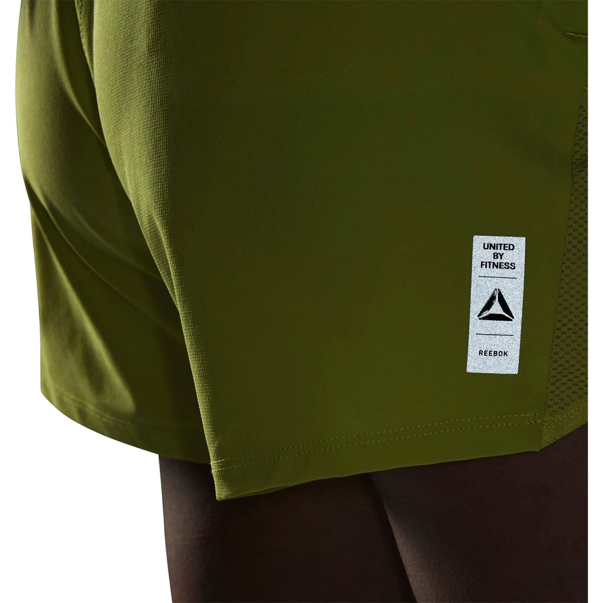 Reebok United By Fitness Epic Womens Training Shorts - Yellow - Image 5