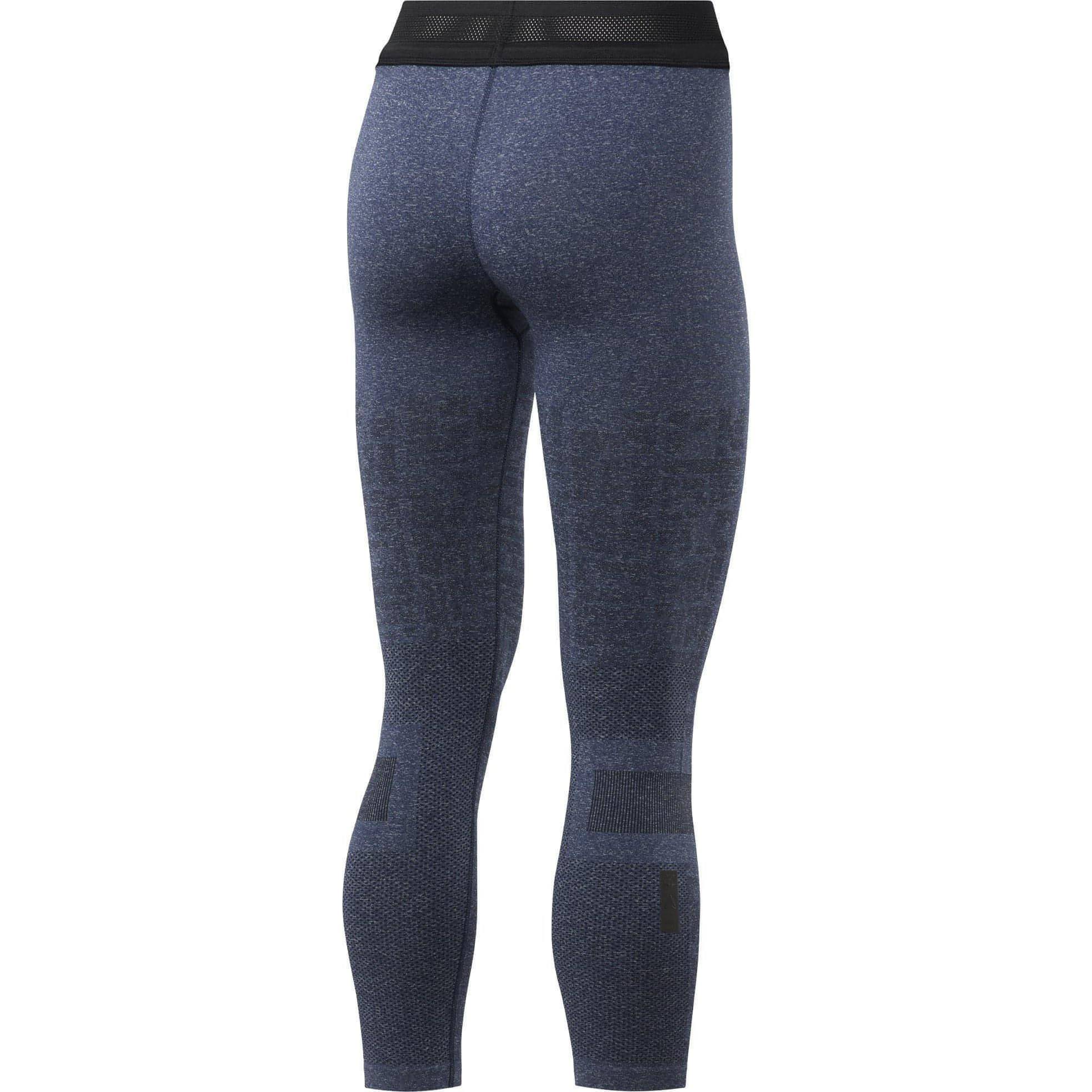 Reebok United By Fitness MYOKNIT Seamless Womens 7/8 Training Tights - Navy - Image 7