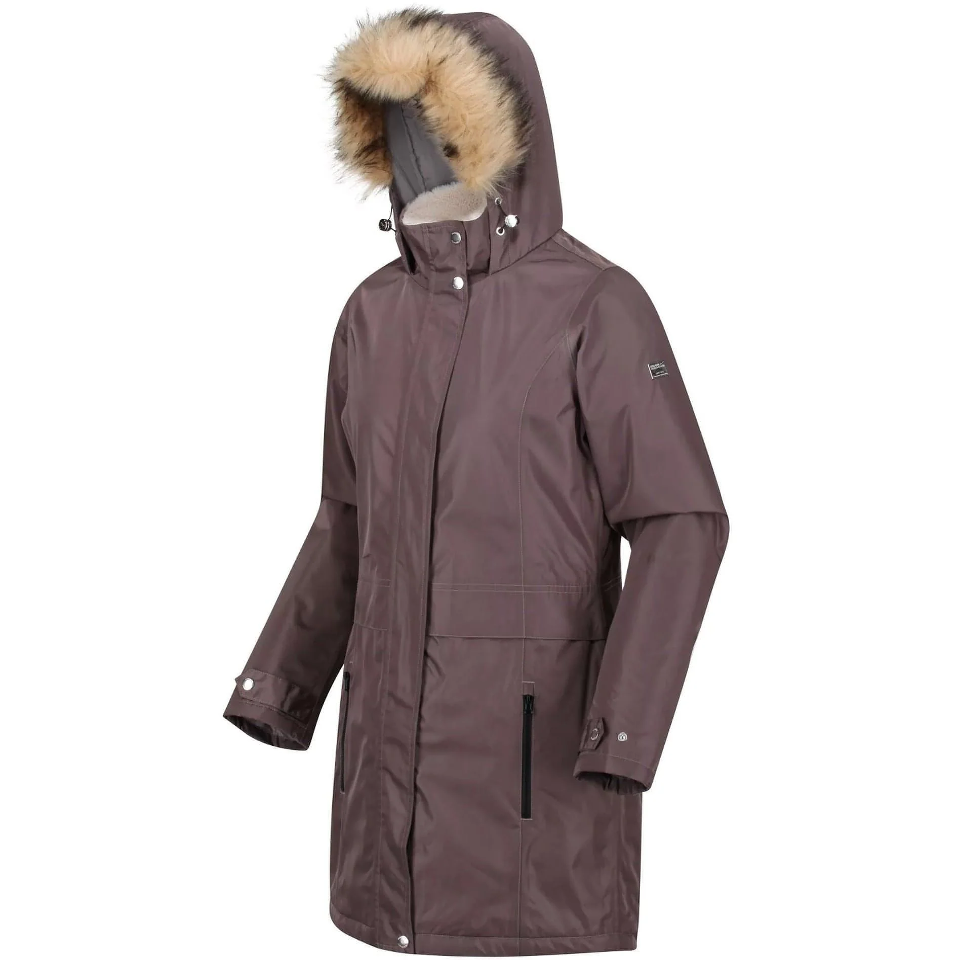 Regatta Lexis Waterproof Insulated Womens Parka Jacket - Brown - Image 7