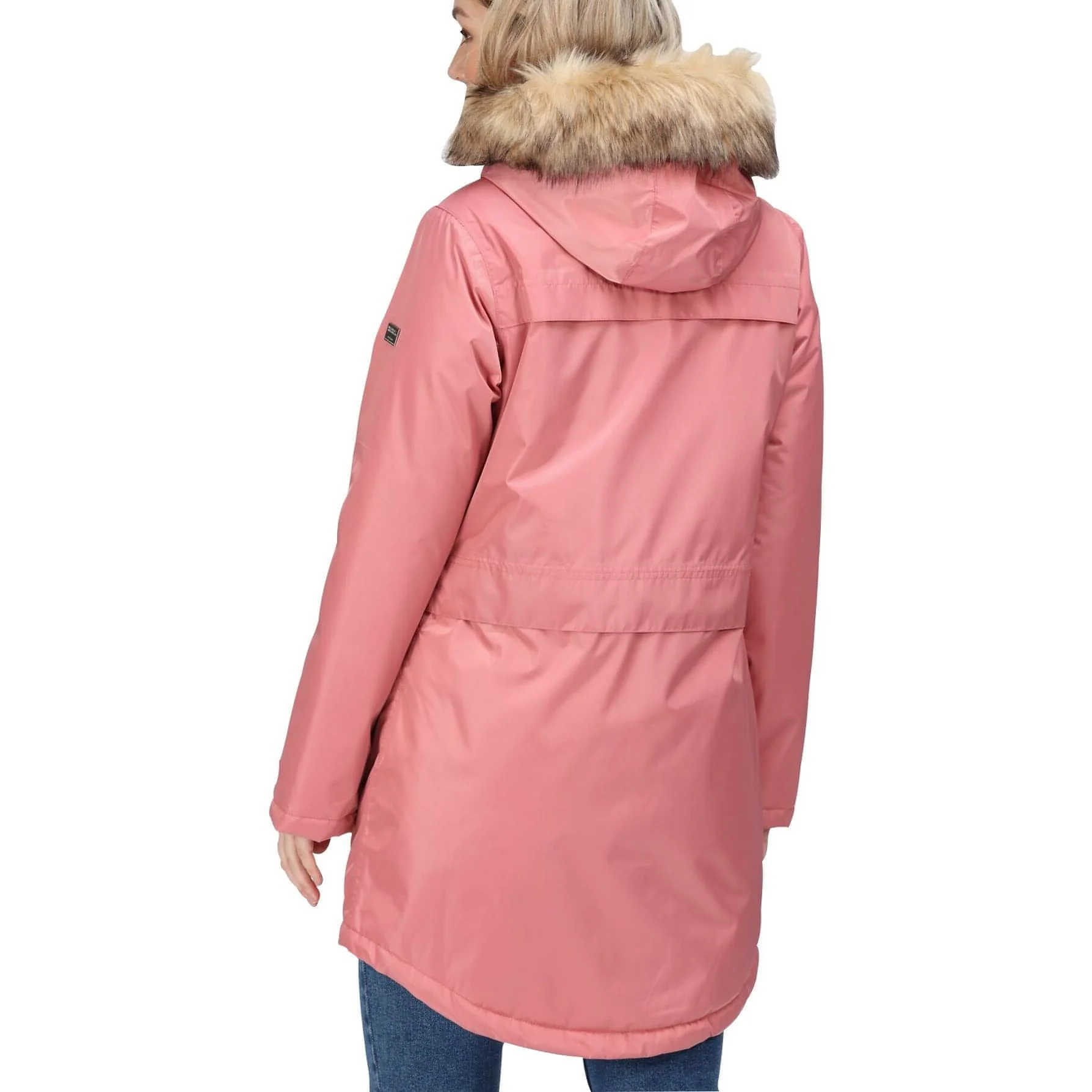 Regatta Lexis Waterproof Insulated Womens Parka Jacket - Pink - Image 2