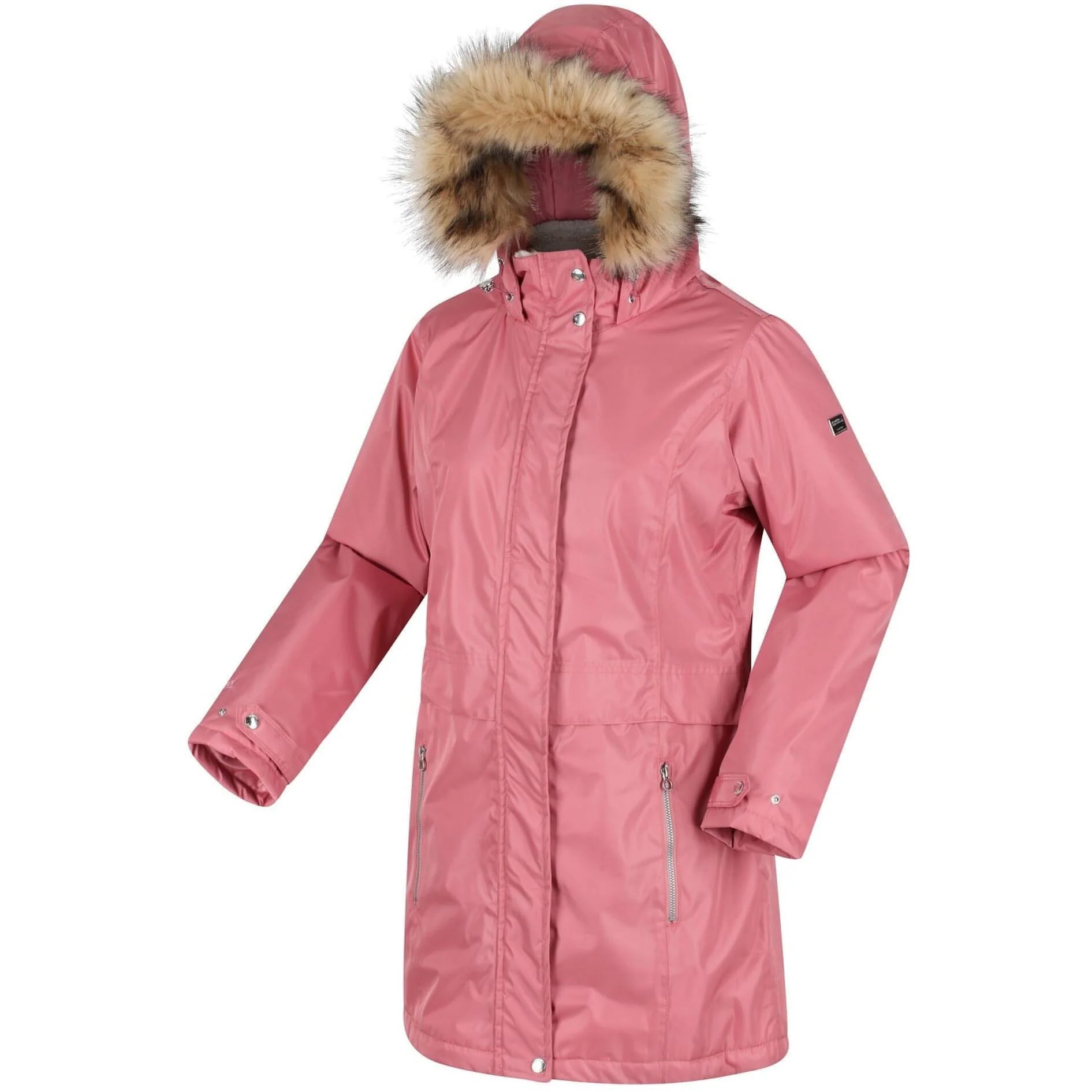 Regatta Lexis Waterproof Insulated Womens Parka Jacket - Pink - Image 7