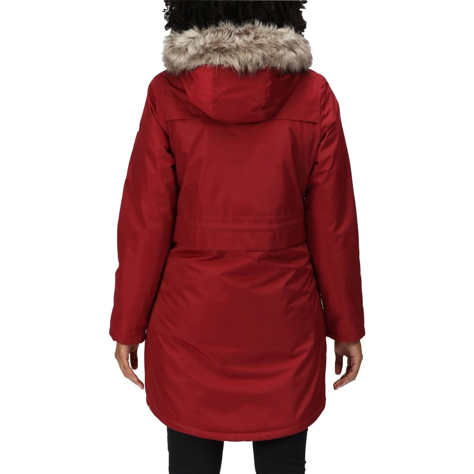 Regatta Lexis Waterproof Insulated Womens Parka Jacket - Red - Image 2