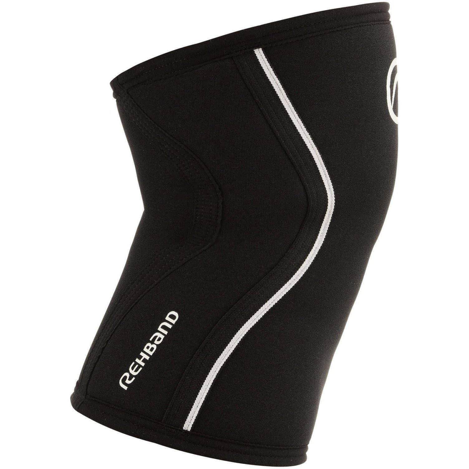 Rehband RX 7mm Knee Sleeve Support - Black - Image 2