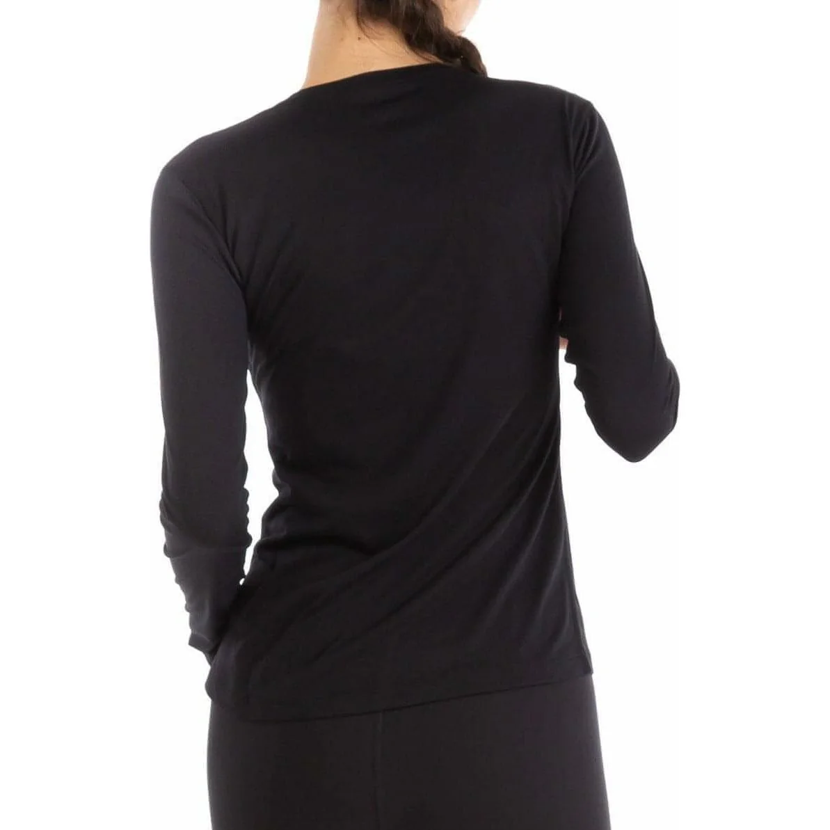 Ronhill Core Long Sleeve Womens Running Top - Black - Image 2