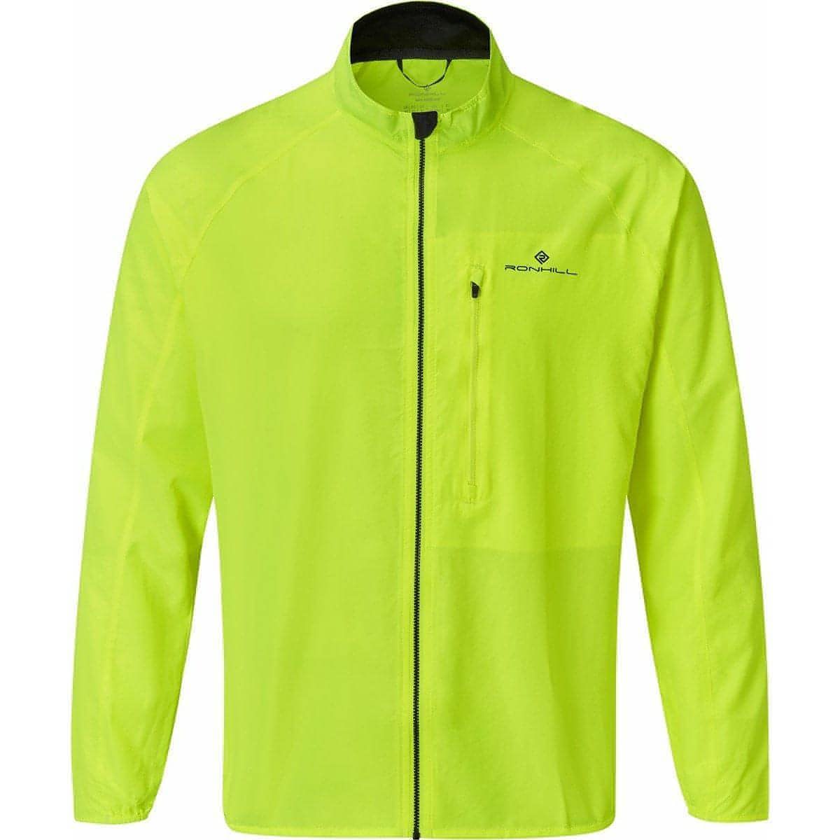 Ronhill Core Mens Running Jacket - Yellow - Image 3
