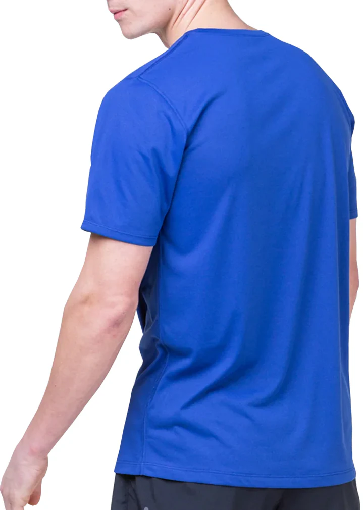 Ronhill Core Short Sleeve Mens Running Top - Blue - Image 2